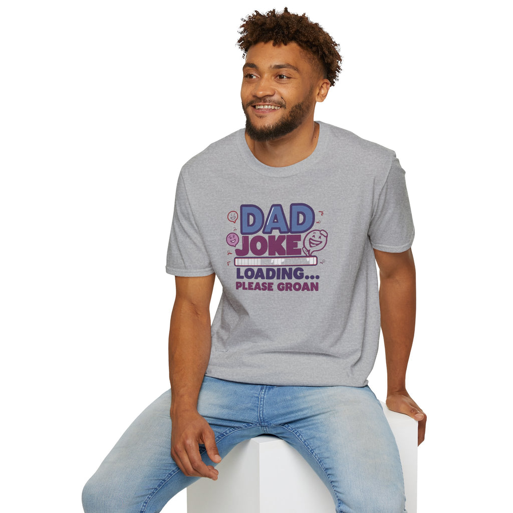 Unisex Softstyle T-Shirt,Dad Joke Loading Shirt, Funny Dad Joke Shirt, Father’s Day Humor Shirt