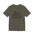 Unisex Jersey Short Sleeve Tee, Grill Sergeant Shirt, Funny Dad BBQ Shirt, Father’s Day Gift for Dad, BBQ Dad Shirt, Grilling Shirt Men, Funny Dad Shirt Gift