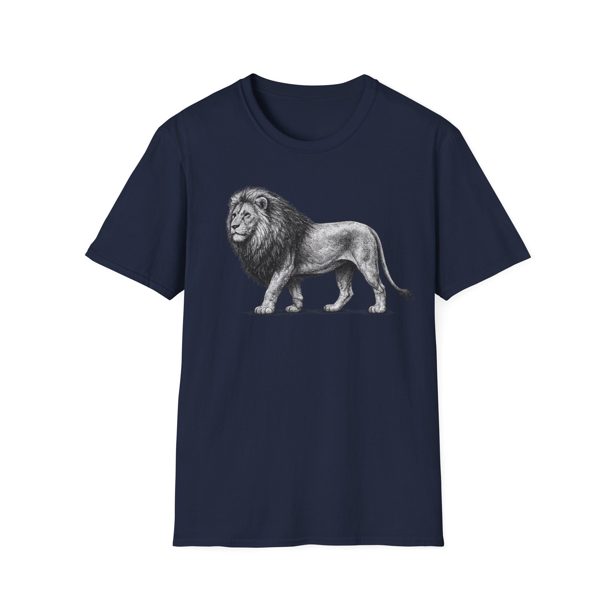 Vintage Lion T-Shirt, King of the Jungle Graphic Tee, Lion Illustration Shirt, Bold Wildlife Tee, Gift for Him or Her