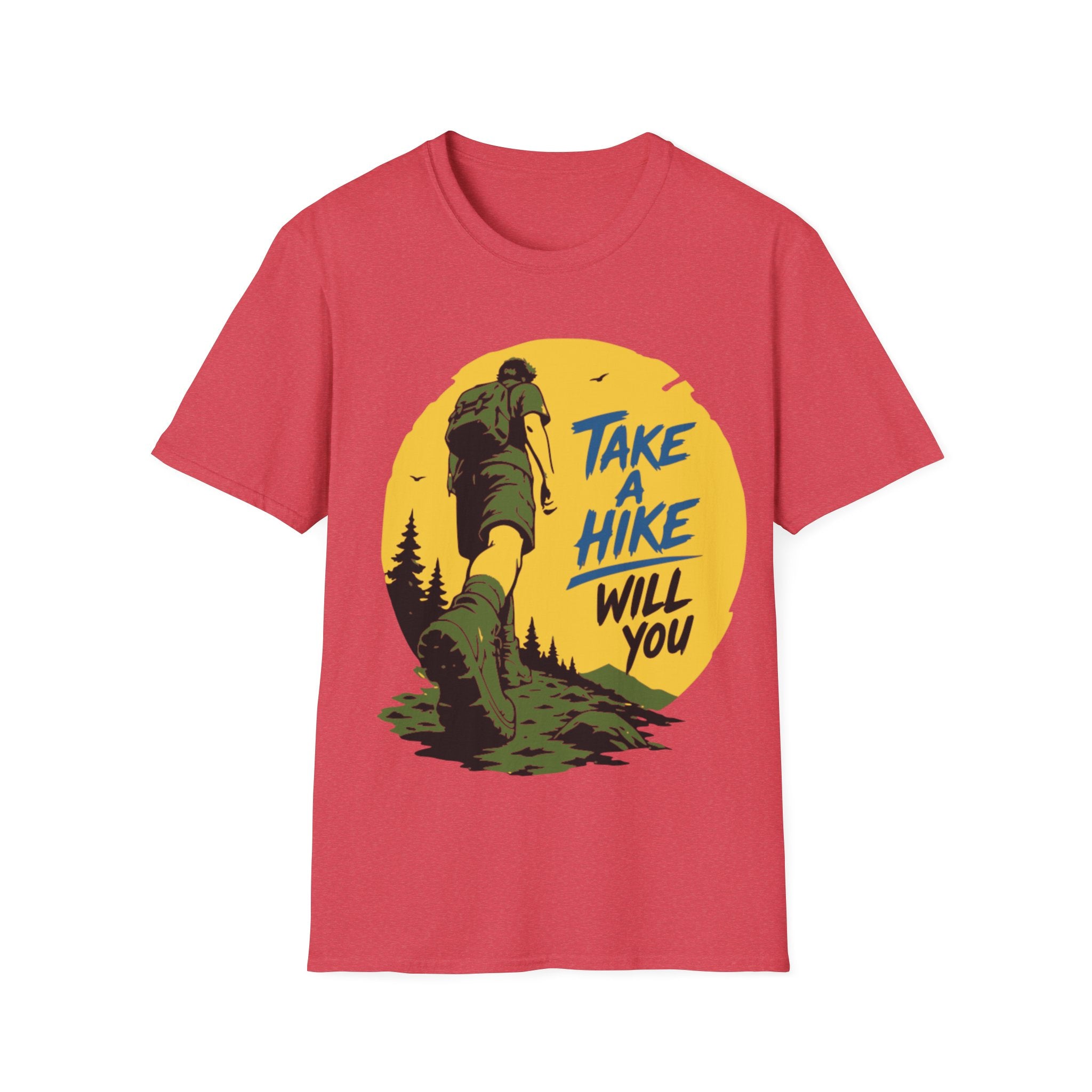Unisex Softstyle T-Shirt, taking a hike shirt