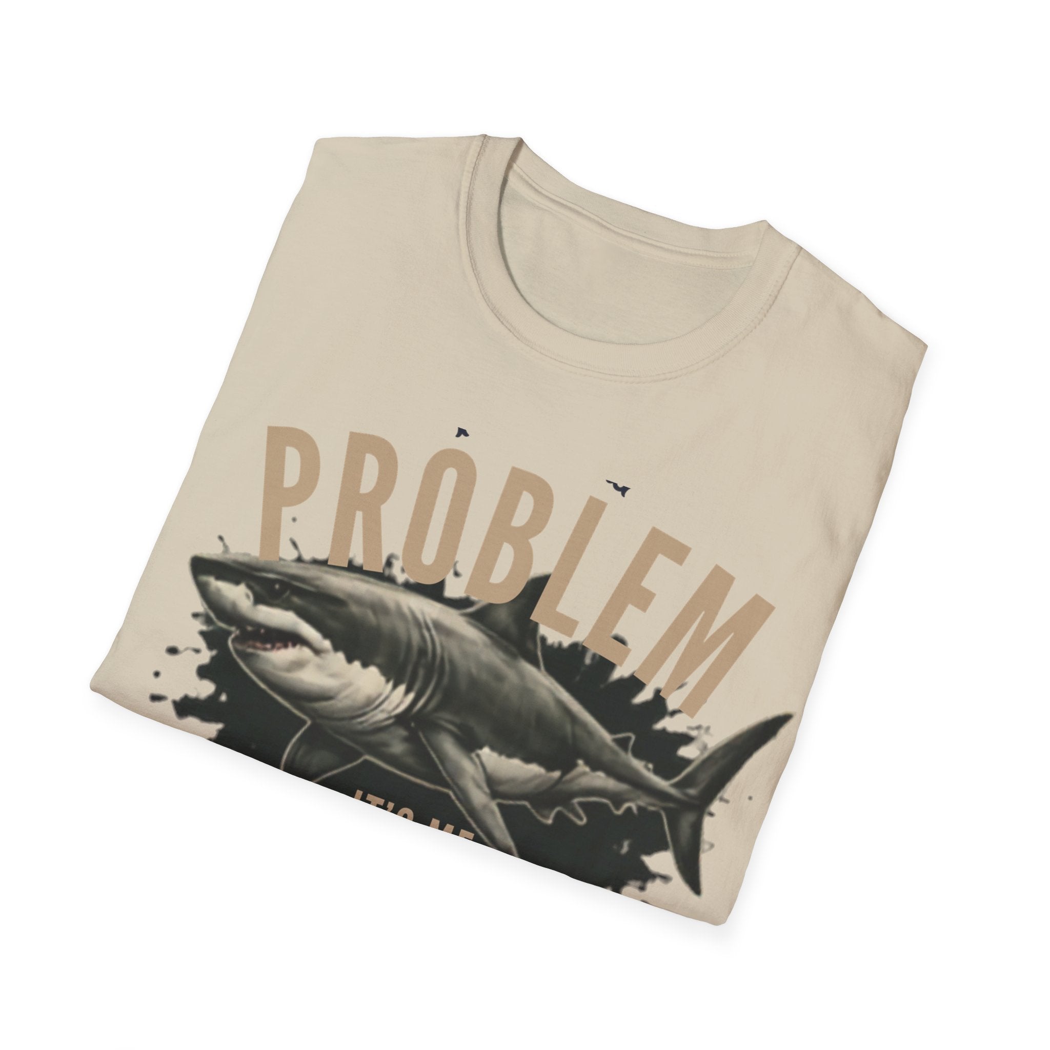 Unisex Softstyle T-Shirt, Great White Shark T-Shirt, Vintage Ocean Predator Tee, Shark Lover Gift, Marine Life Shirt, Apex Predator Graphic Tee, Beach Ocean Shirt