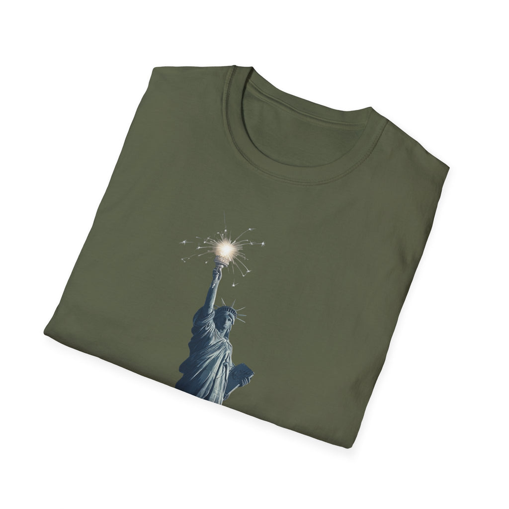 Unisex Softstyle T-Shirt, satte of liberty