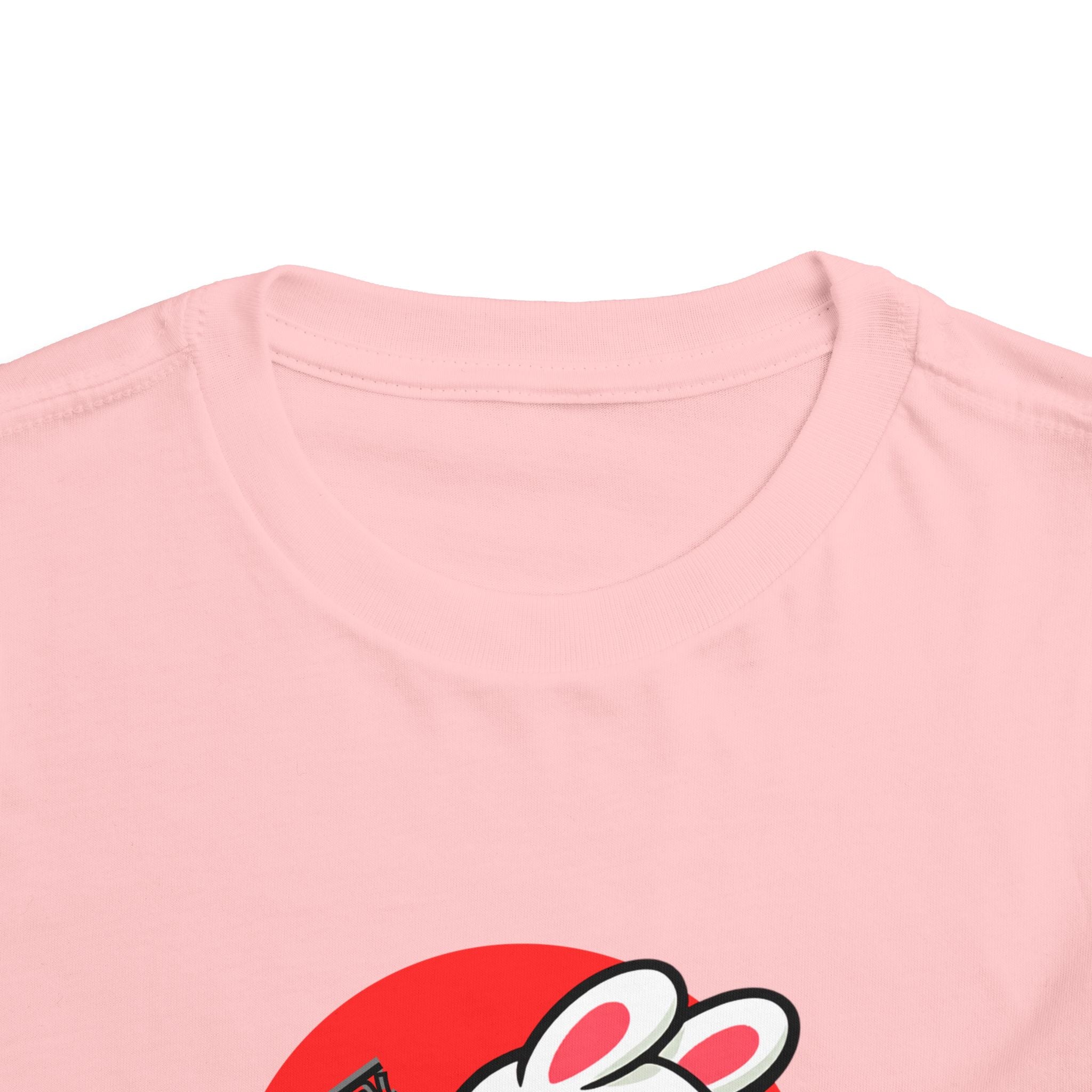 Toddler Short Sleeve Tee, cute bunny Dojo