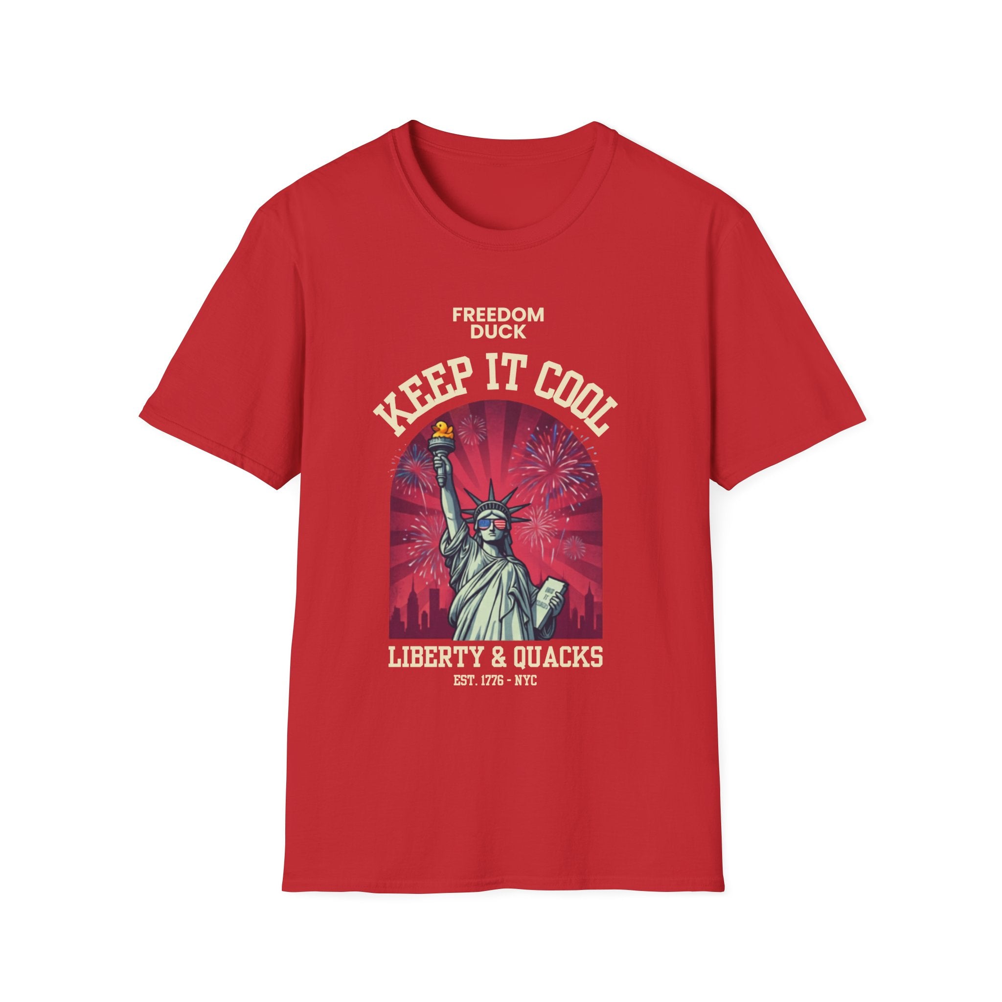 Unisex Softstyle T-Shirt, Statue of Liberty