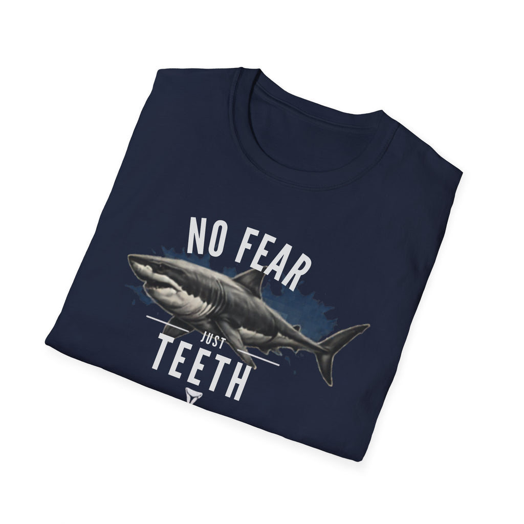 Unisex Softstyle T-Shirt, Great White Shark T-Shirt, Vintage Ocean Predator Tee, Shark Lover Gift, Marine Life Shirt, Apex Predator Graphic Tee, Beach Ocean Shirt