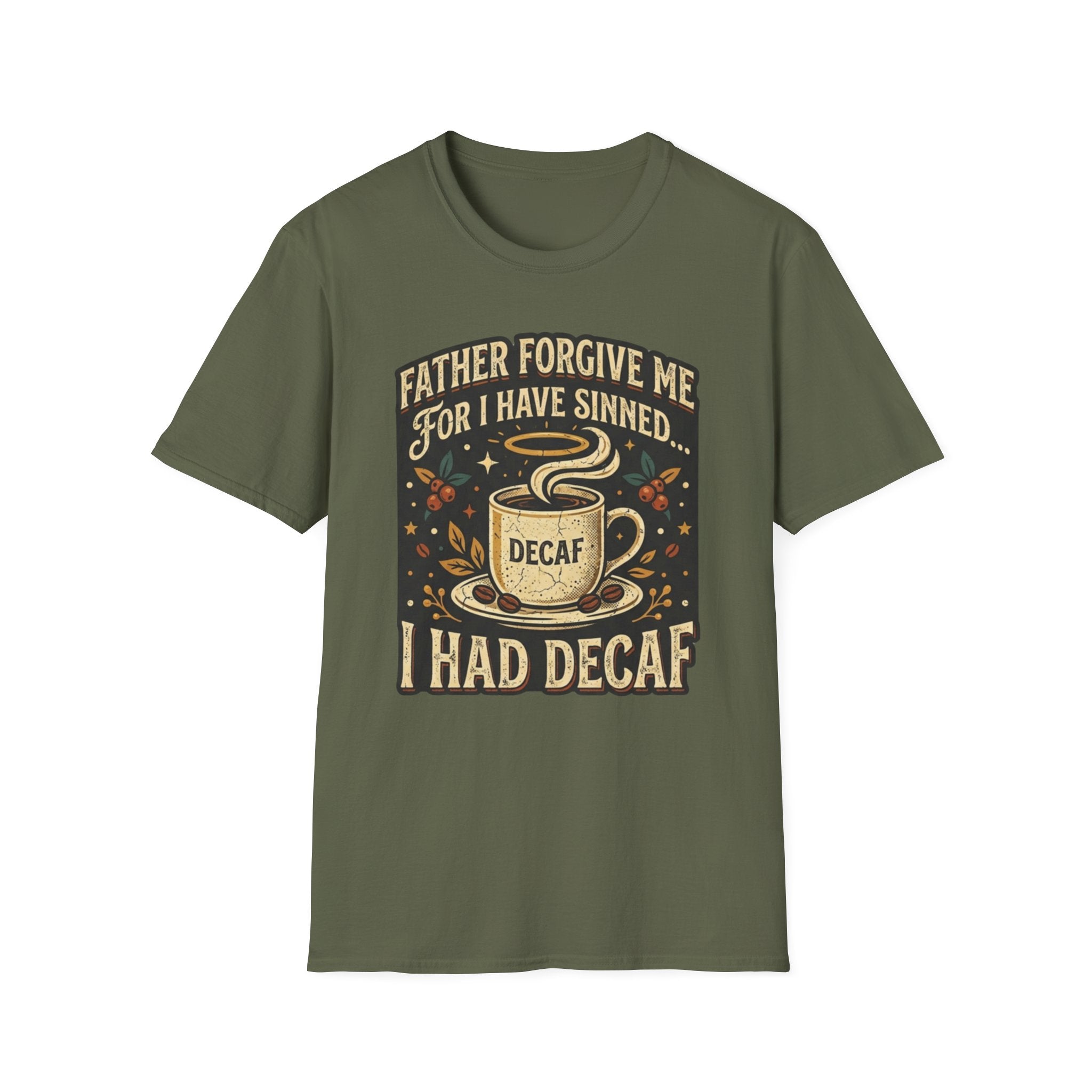 Unisex Softstyle T-Shirt, father forgive me for i have sinned