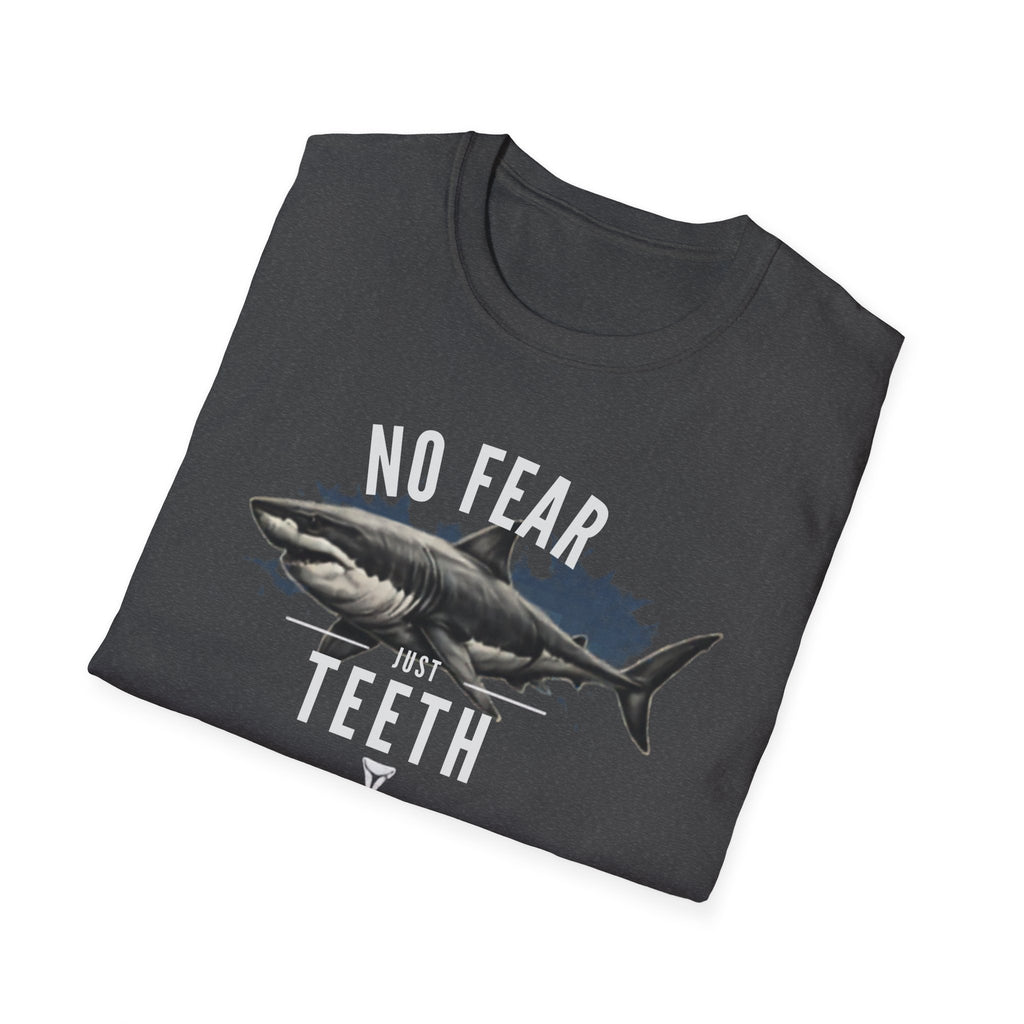 Unisex Softstyle T-Shirt, Great White Shark T-Shirt, Vintage Ocean Predator Tee, Shark Lover Gift, Marine Life Shirt, Apex Predator Graphic Tee, Beach Ocean Shirt