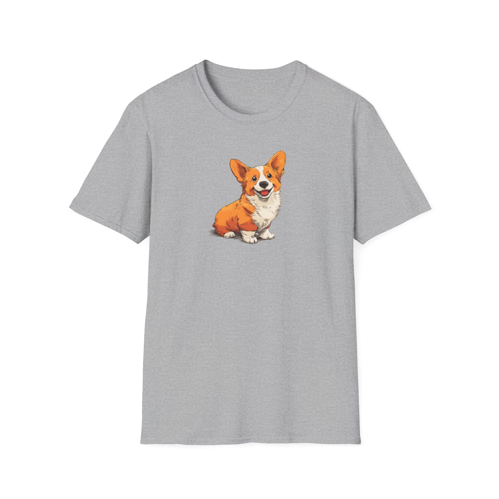 Unisex Softstyle T-Shirt, Corgi