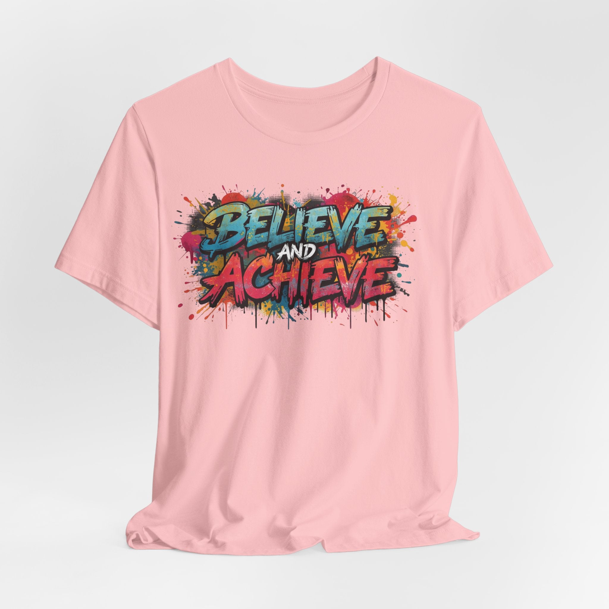 Unisex Jersey Short Sleeve Tee Believe and Achieve