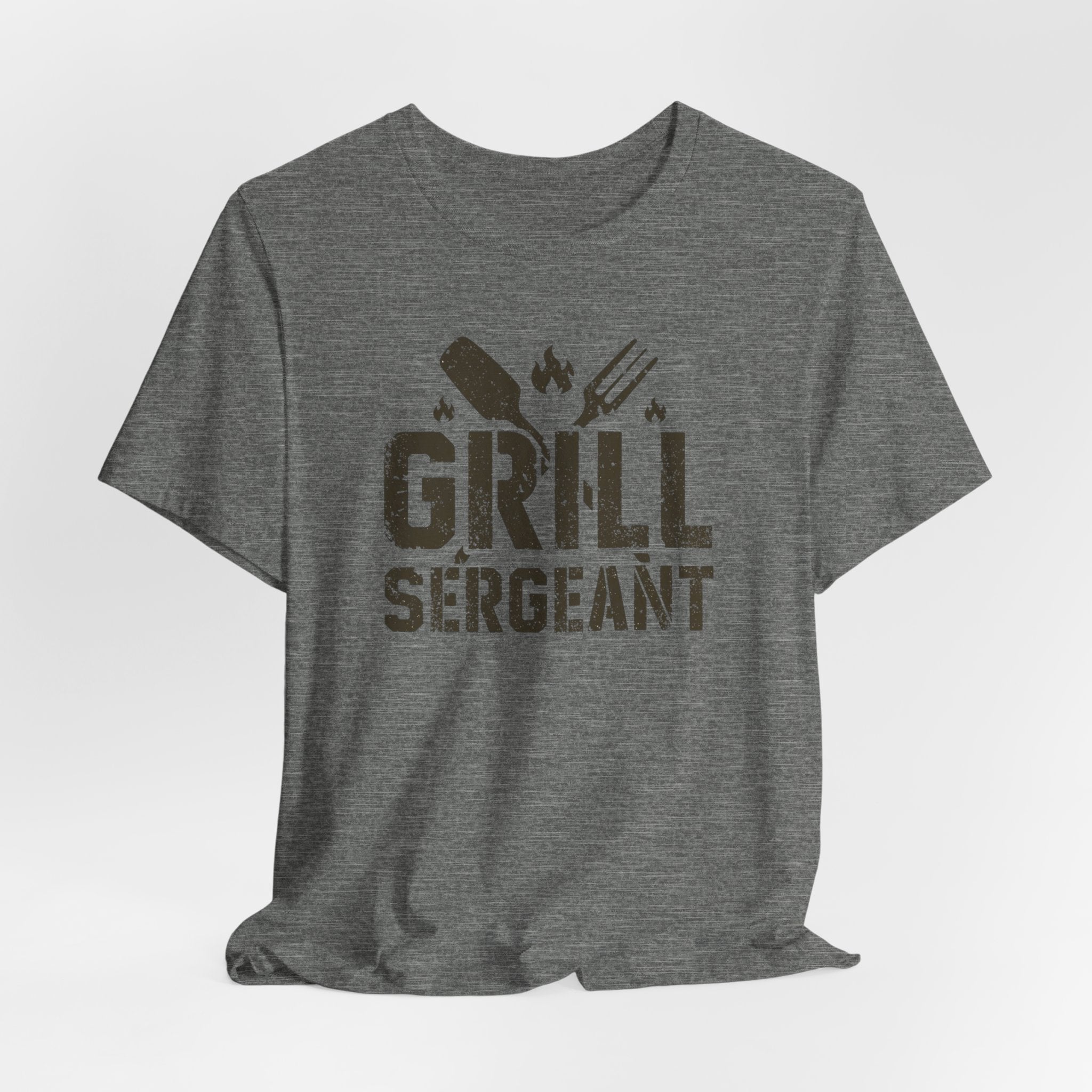 Unisex Jersey Short Sleeve Tee, Grill Sergeant Shirt, Funny Dad BBQ Shirt, Father’s Day Gift for Dad, BBQ Dad Shirt, Grilling Shirt Men, Funny Dad Shirt Gift
