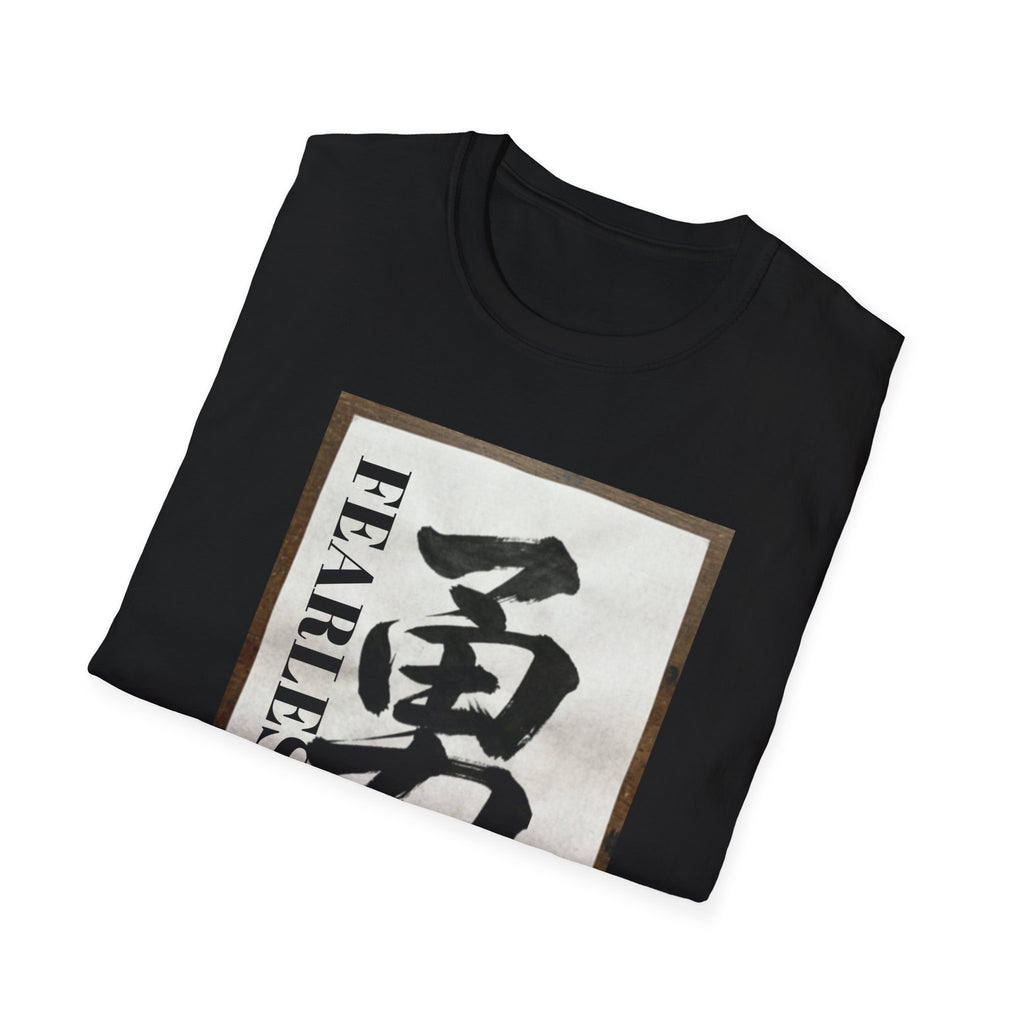 Unisex Softstyle T-Shirt, Fealess Japanese character