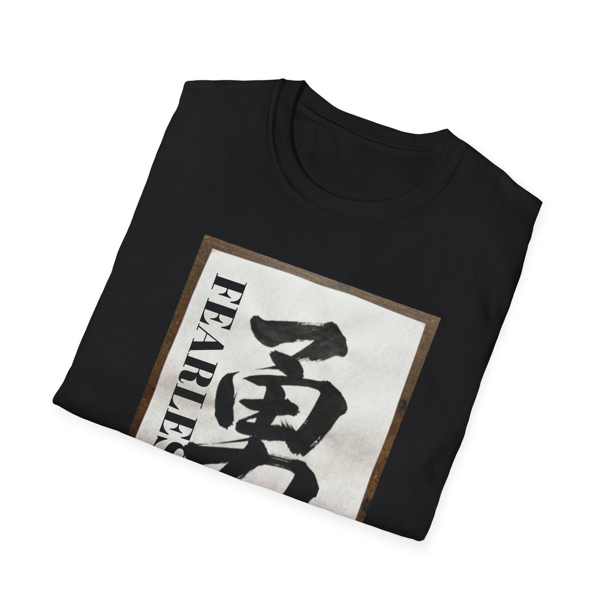 Unisex Softstyle T-Shirt, Fealess Japanese character