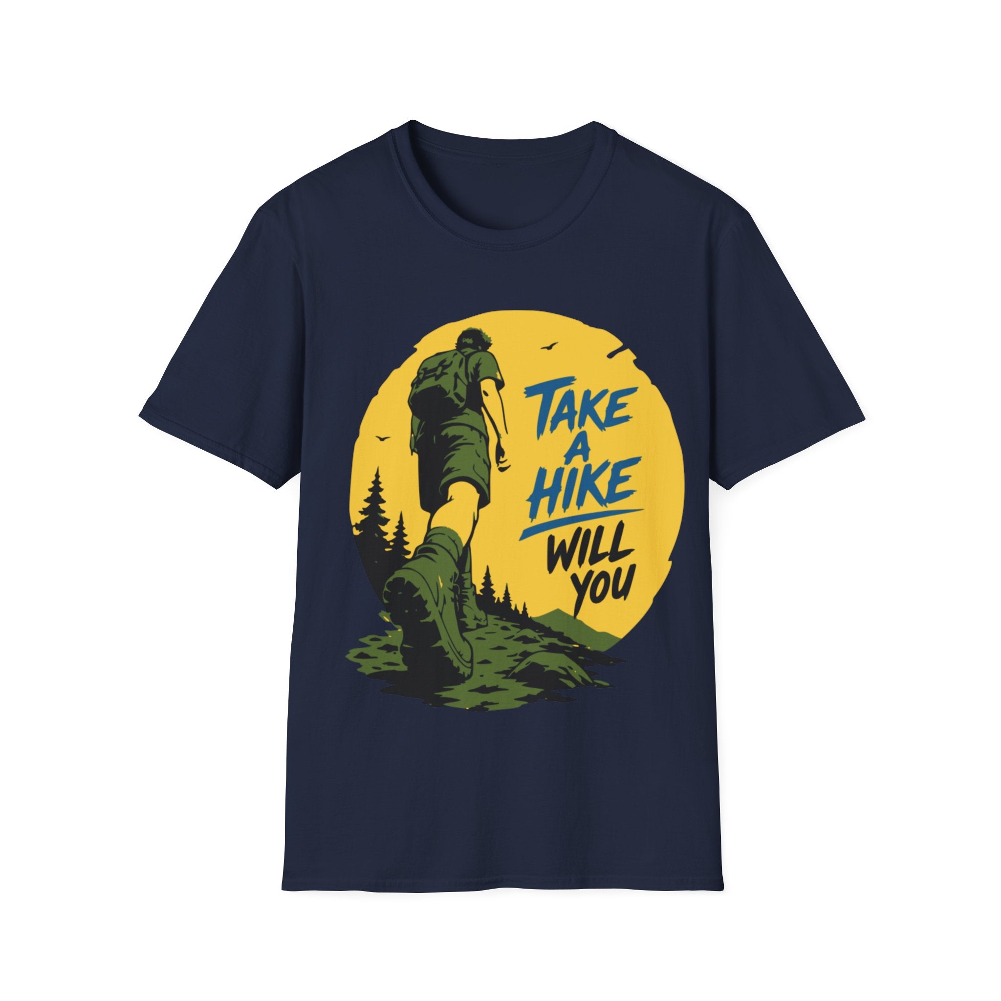 Unisex Softstyle T-Shirt, taking a hike shirt