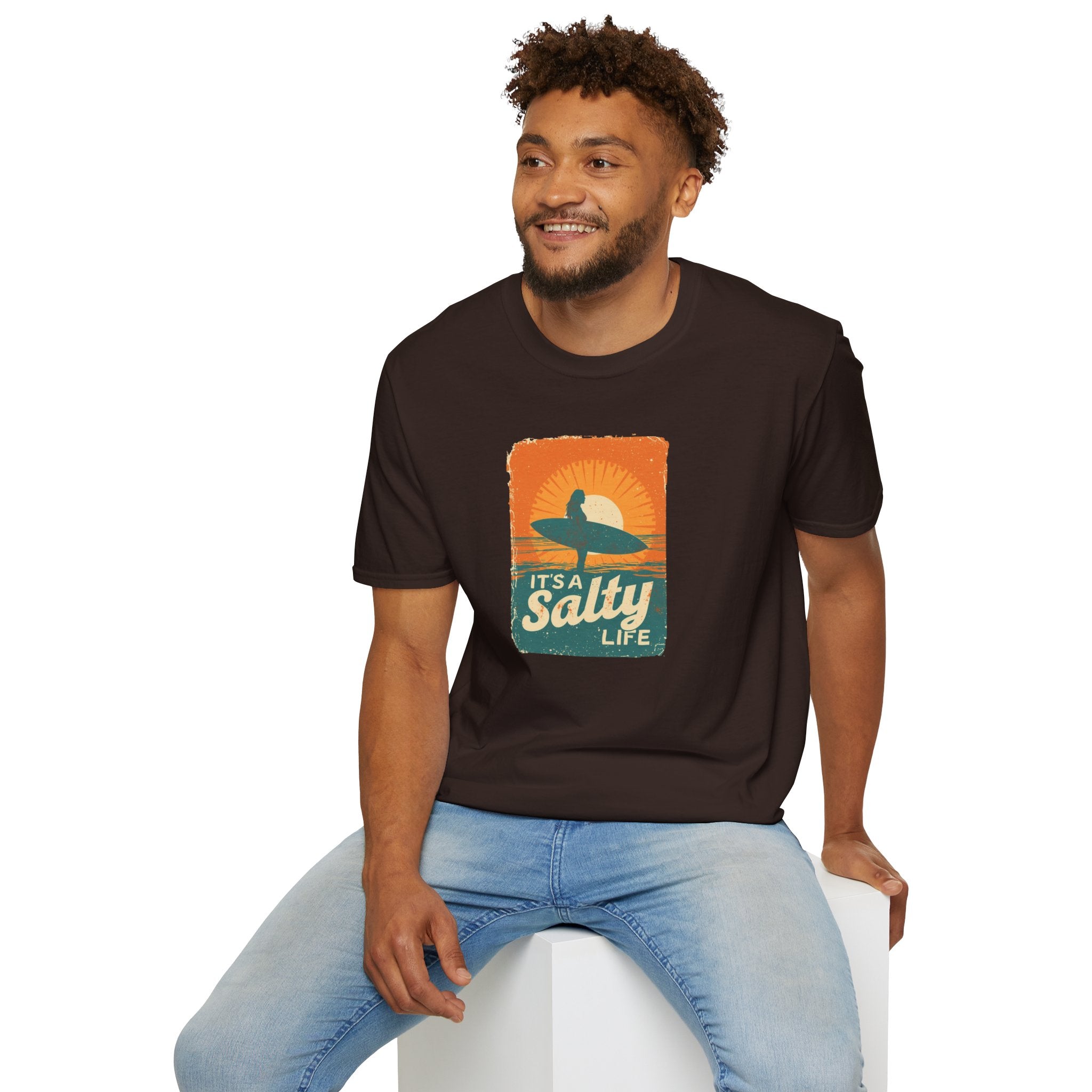 Unisex Softstyle T-Shirt,salty life