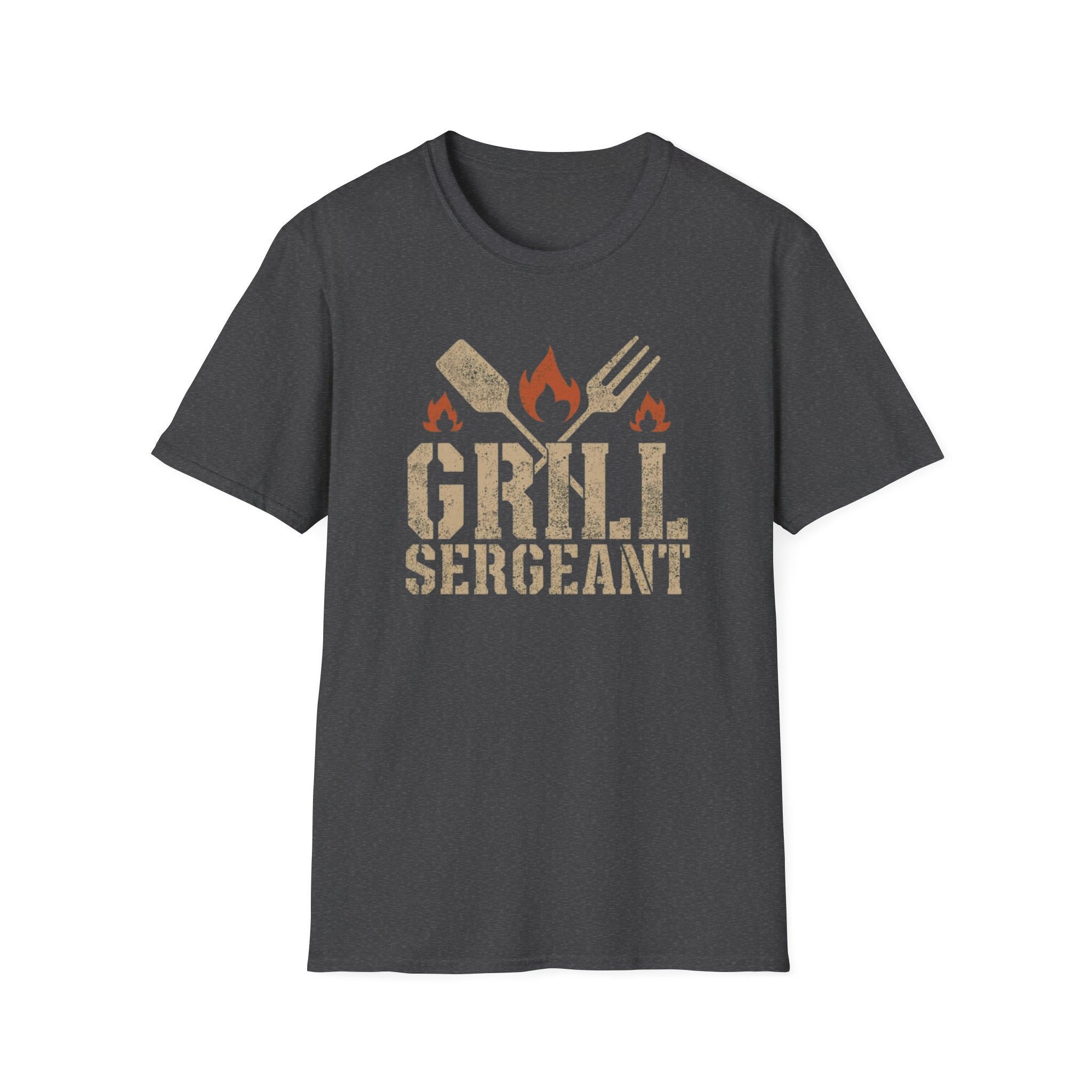 Unisex Softstyle T-Shirt, grill sergeant shirt, bbq dad shirt, funny dad shirt, grilling shirt, fathers day gift, dad bbq gift, grill master shirt, dad humor shirt, barbecue shirt, dad gift idea, mens...