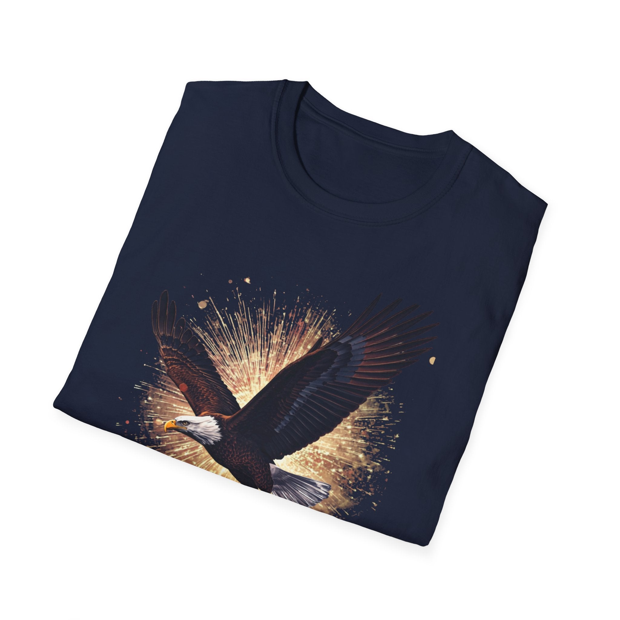 Unisex Softstyle T-Shirt, flying eagle