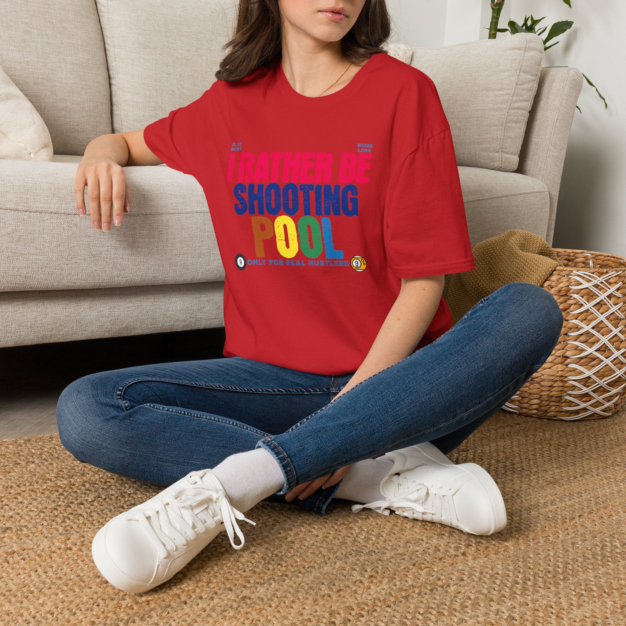 Unisex Softstyle T-Shirt, Pool player