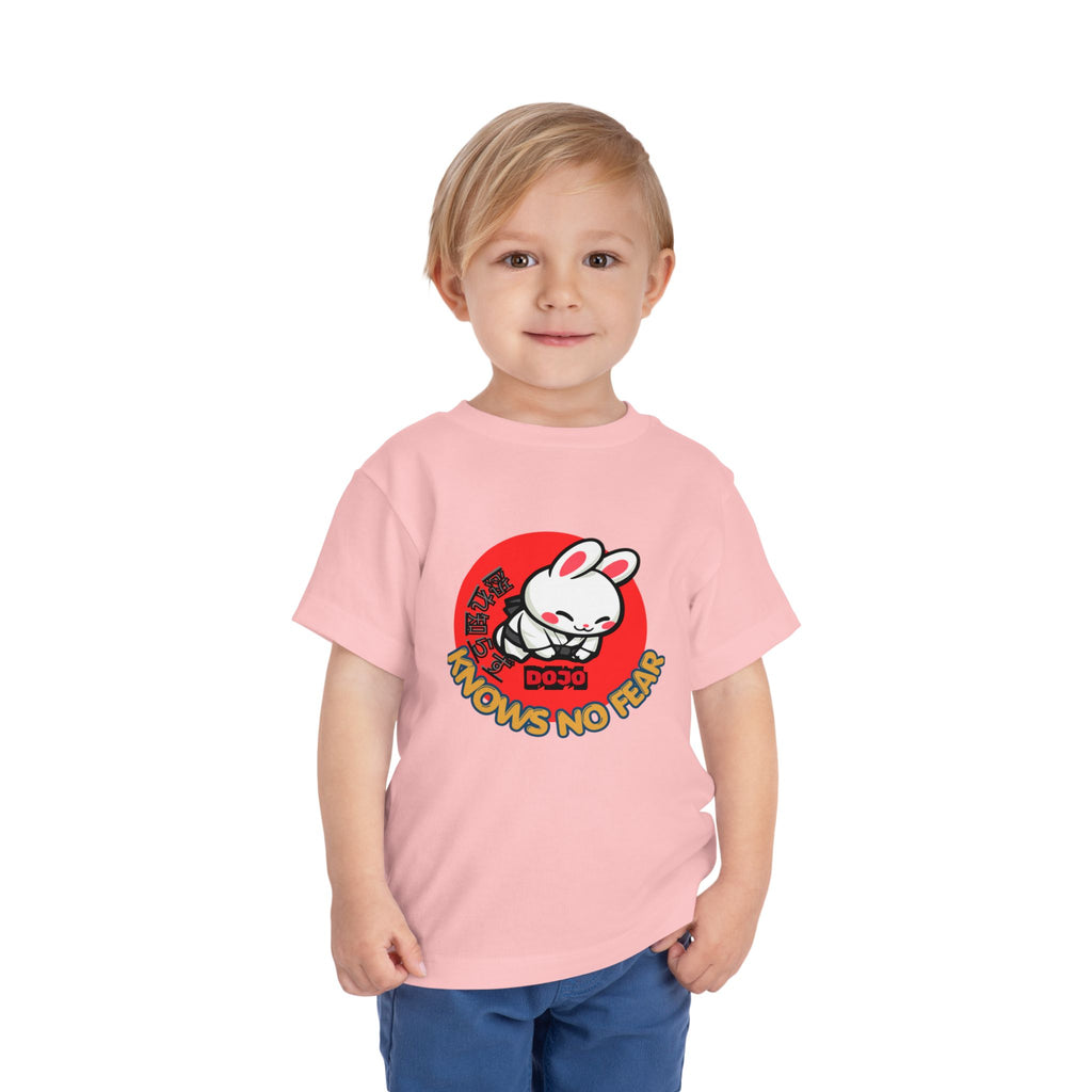Toddler Short Sleeve Tee, cute bunny Dojo