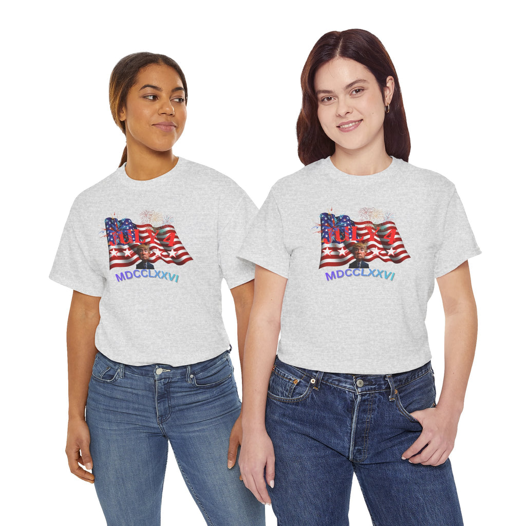 Unisex Heavy Cotton Tee, July 4 1776