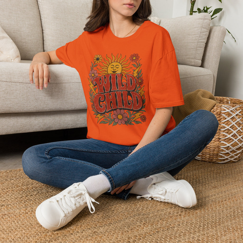 Unisex Softstyle T-Shirt, wild child shirt