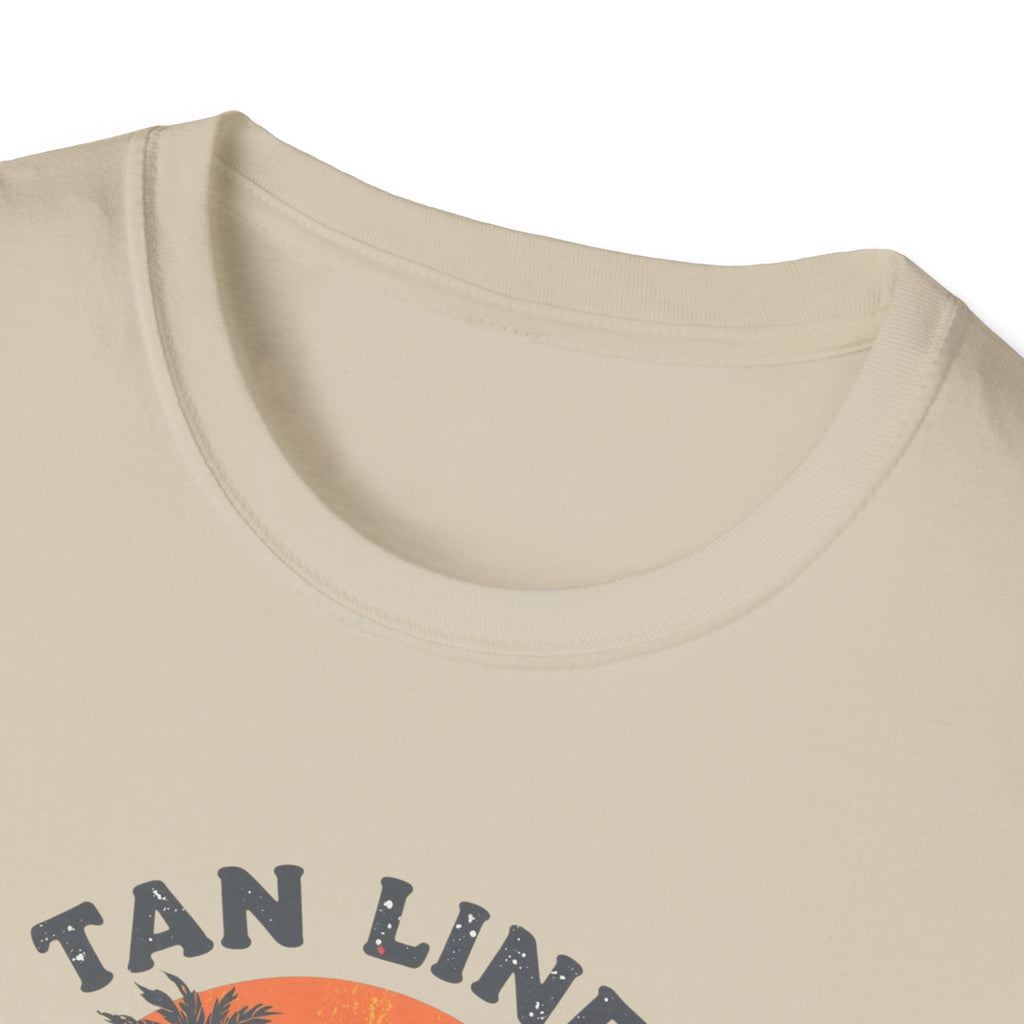 Unisex Softstyle T-Shirt, tan lines good times