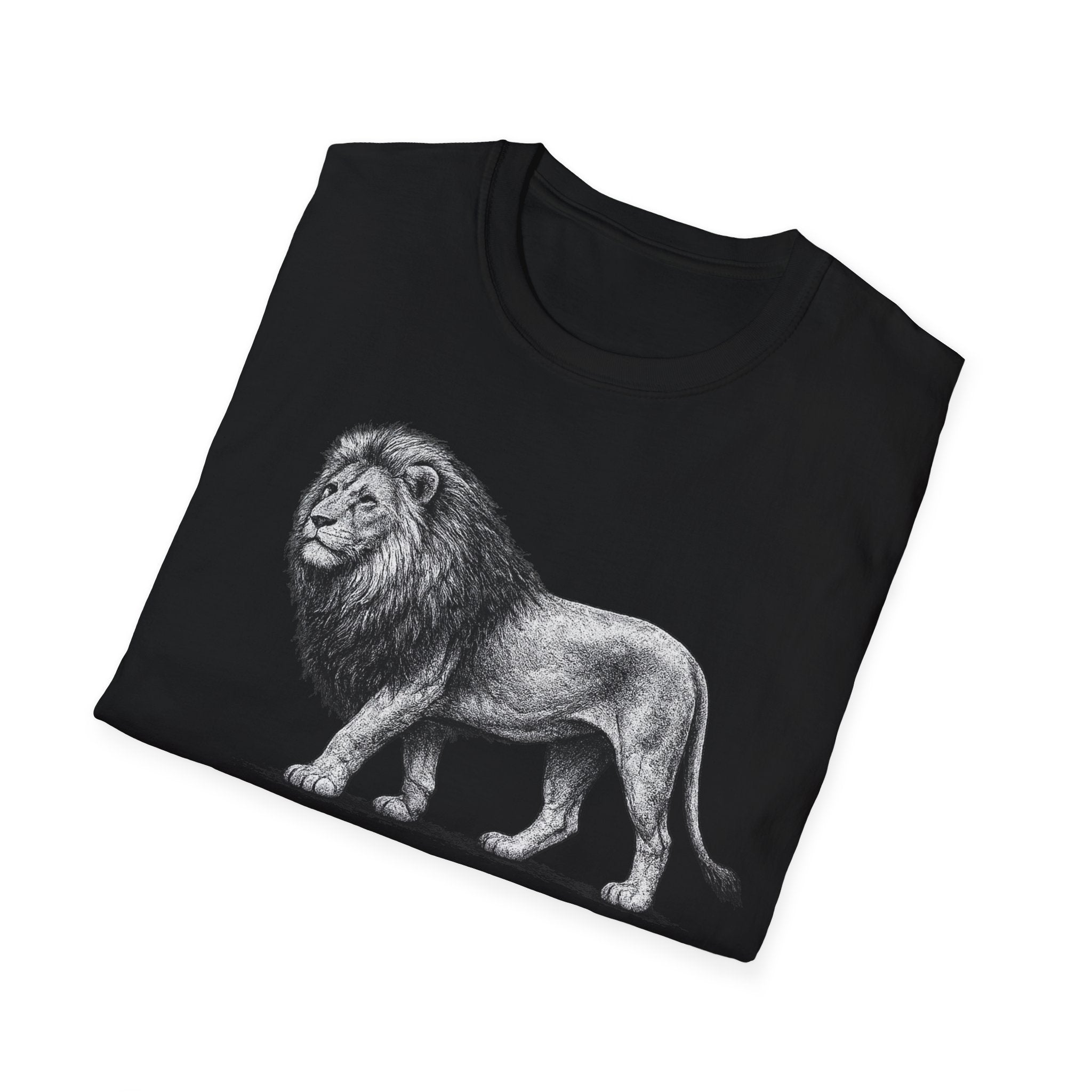 Vintage Lion T-Shirt, King of the Jungle Graphic Tee, Lion Illustration Shirt, Bold Wildlife Tee, Gift for Him or Her