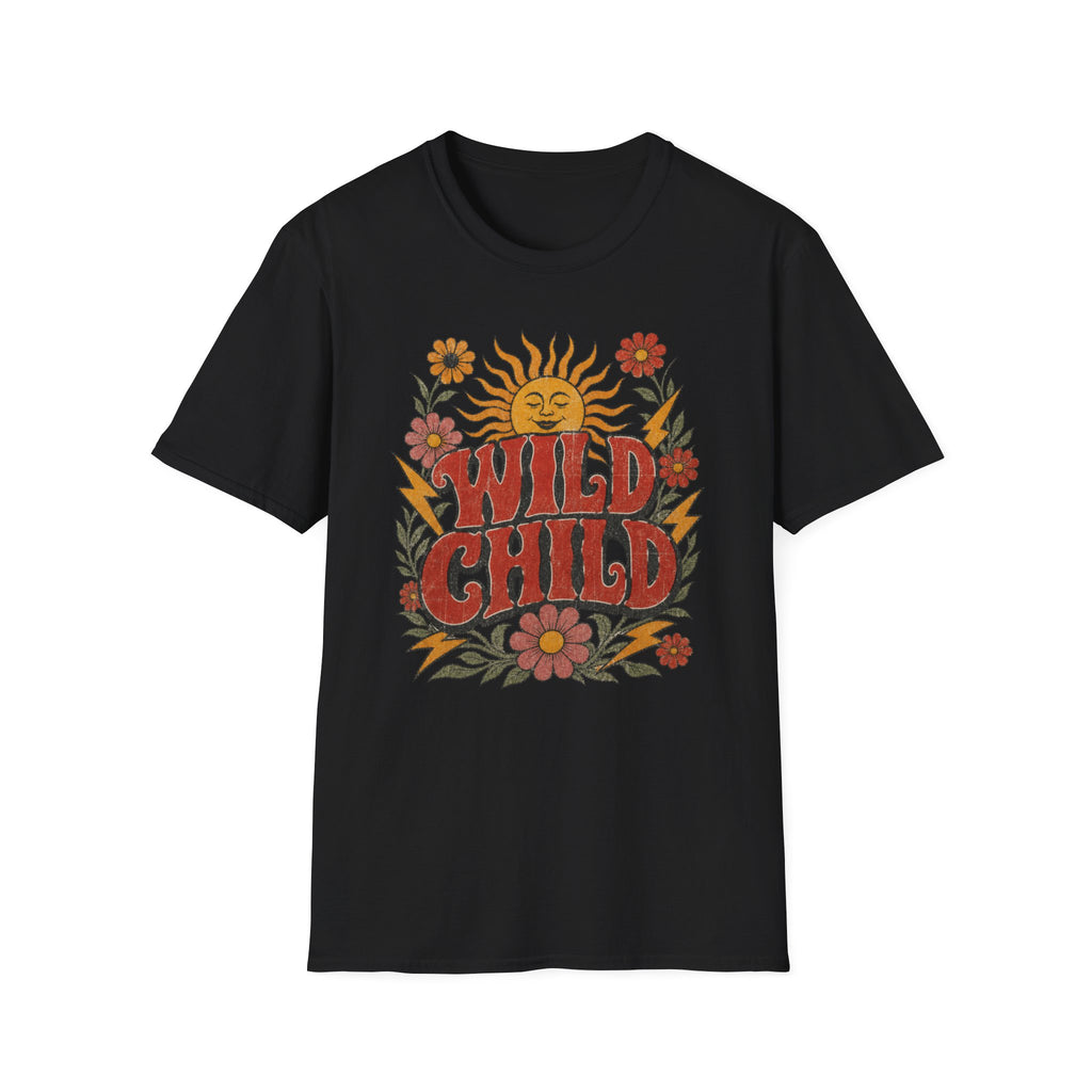 Unisex Softstyle T-Shirt, wild child shirt