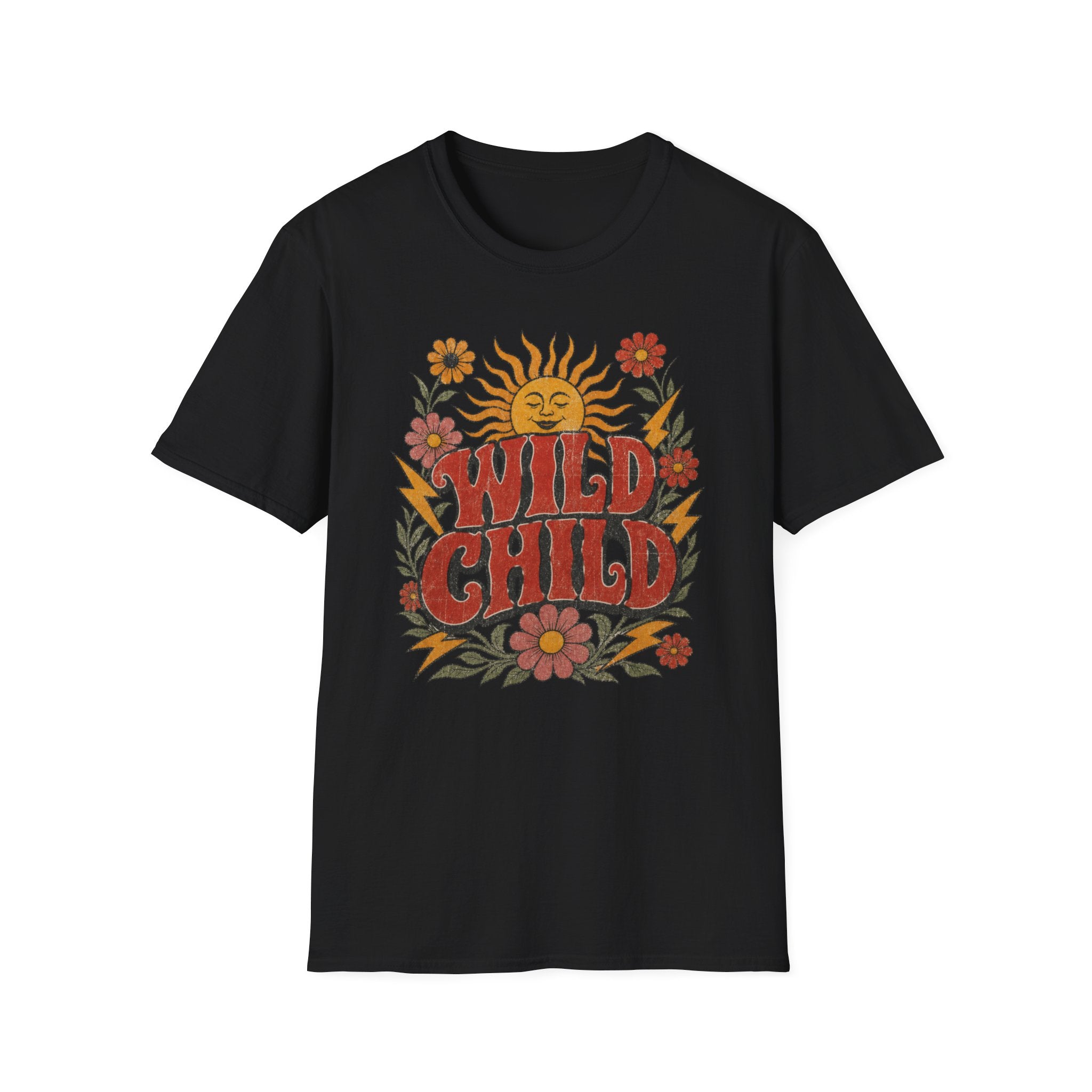 Unisex Softstyle T-Shirt, wild child shirt