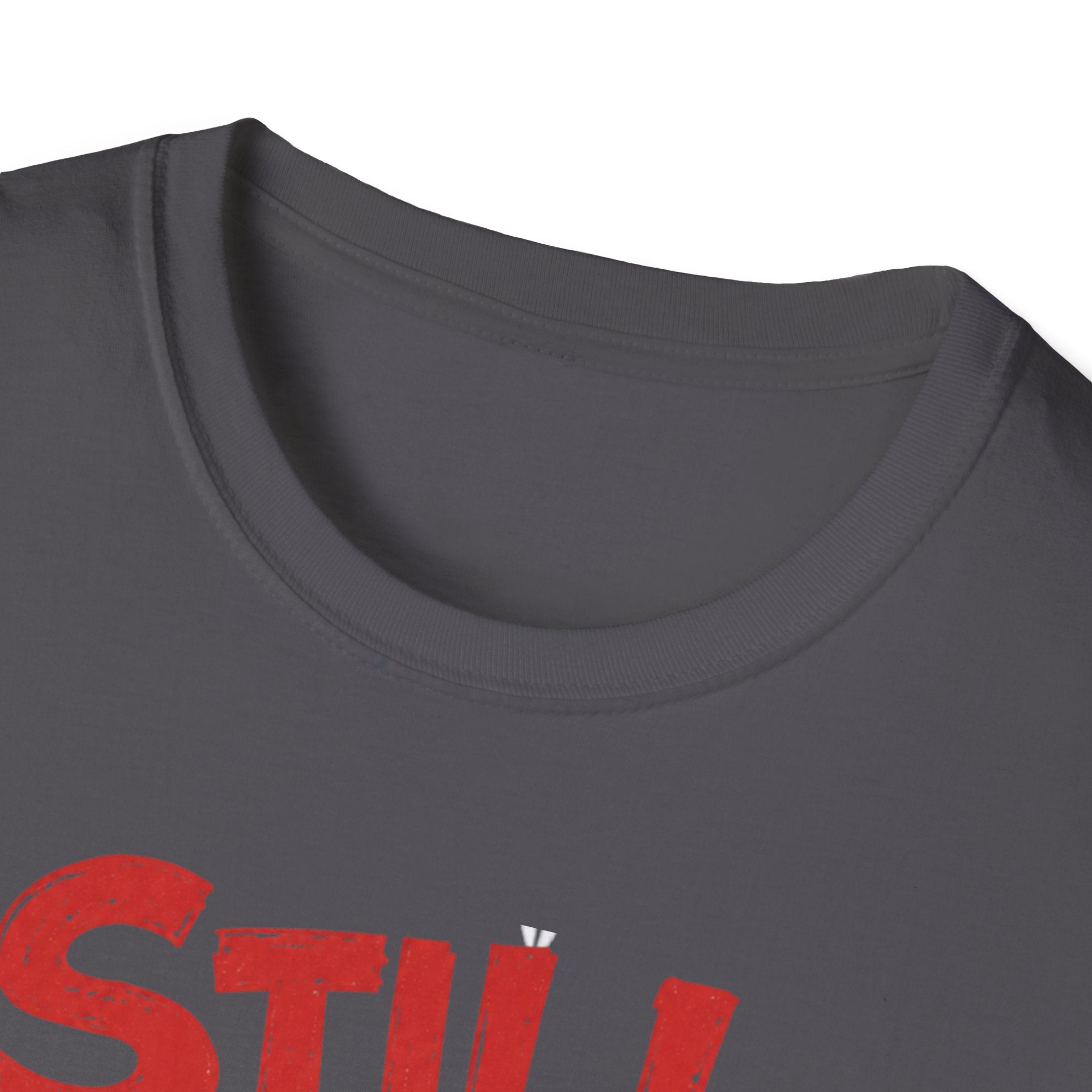 Unisex Softstyle T-Shirt, pool player still hustling