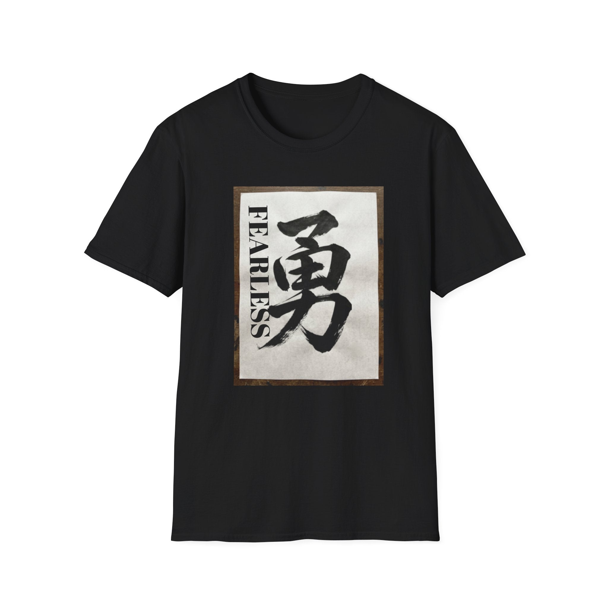 Unisex Softstyle T-Shirt, Fealess Japanese character