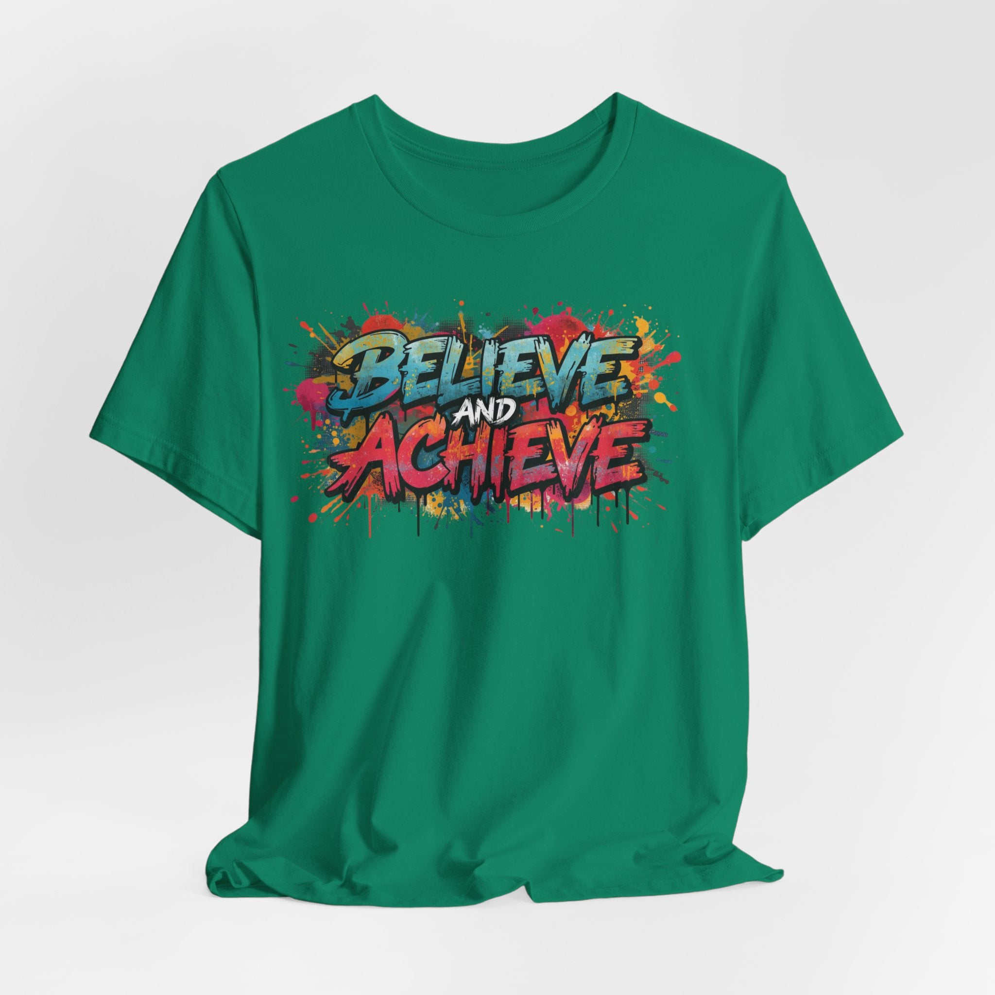 Unisex Jersey Short Sleeve Tee Believe and Achieve