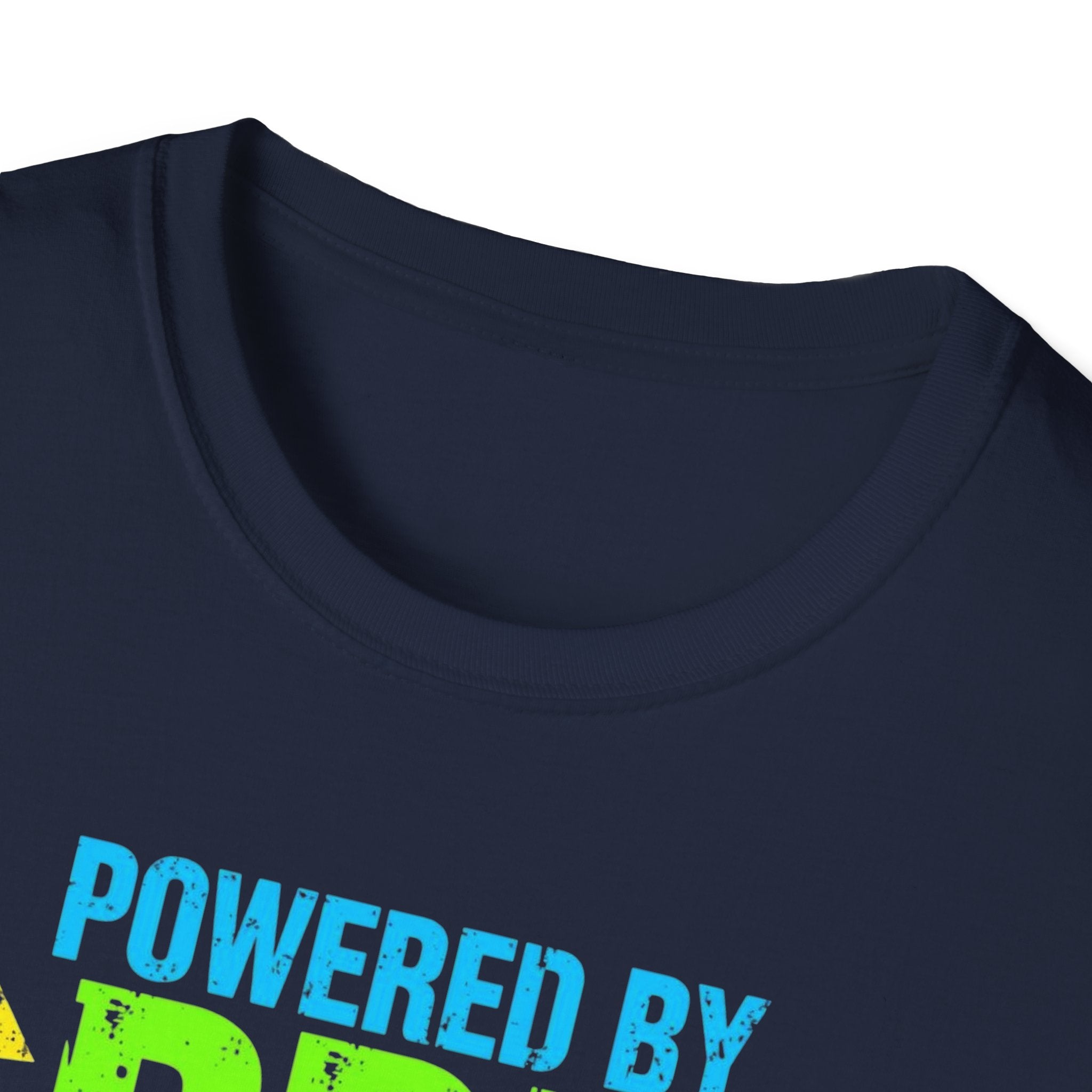 Unisex Softstyle T-Shirt,Powered By Pre Workout Shirt, Gym Motivation Tee, Fitness Lover Shirt, Bodybuilding Shirt, Comfort Colors Gym Tee
