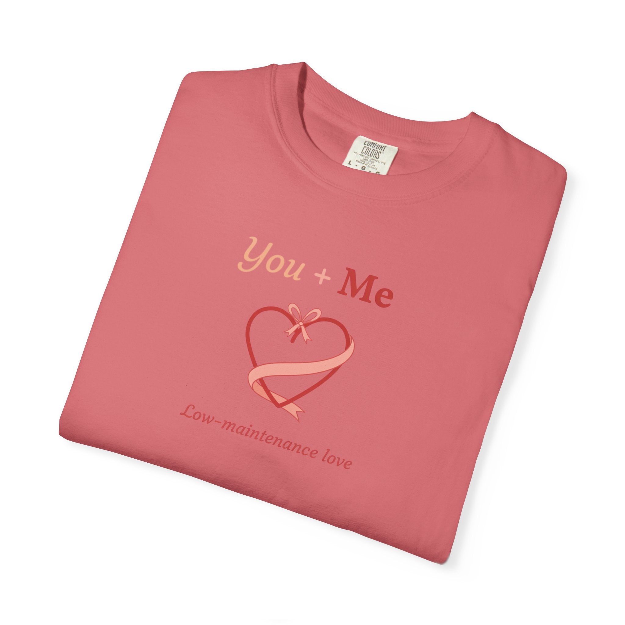 Unisex Garment-Dyed T-shirt, you And Me