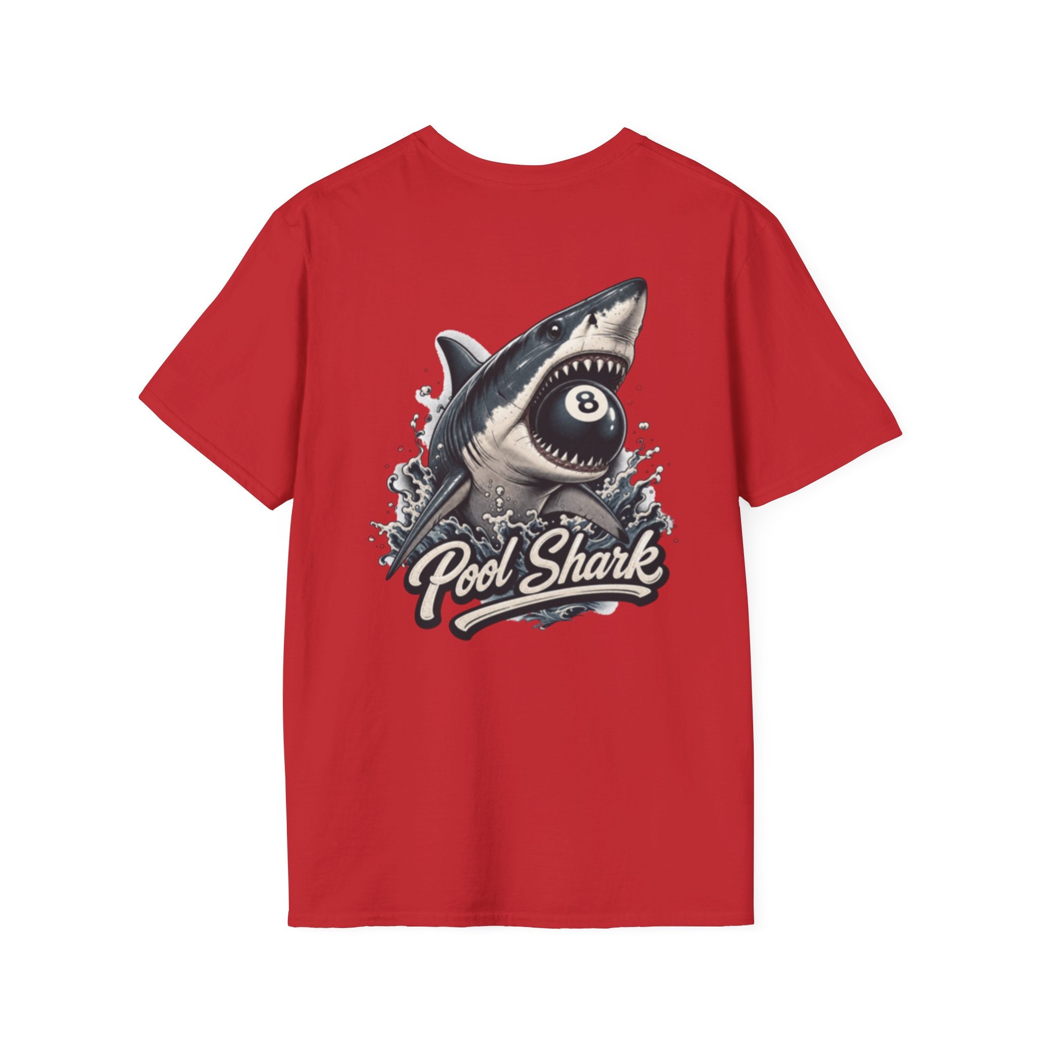 Unisex Softstyle T-Shirt, pool player t-shirt