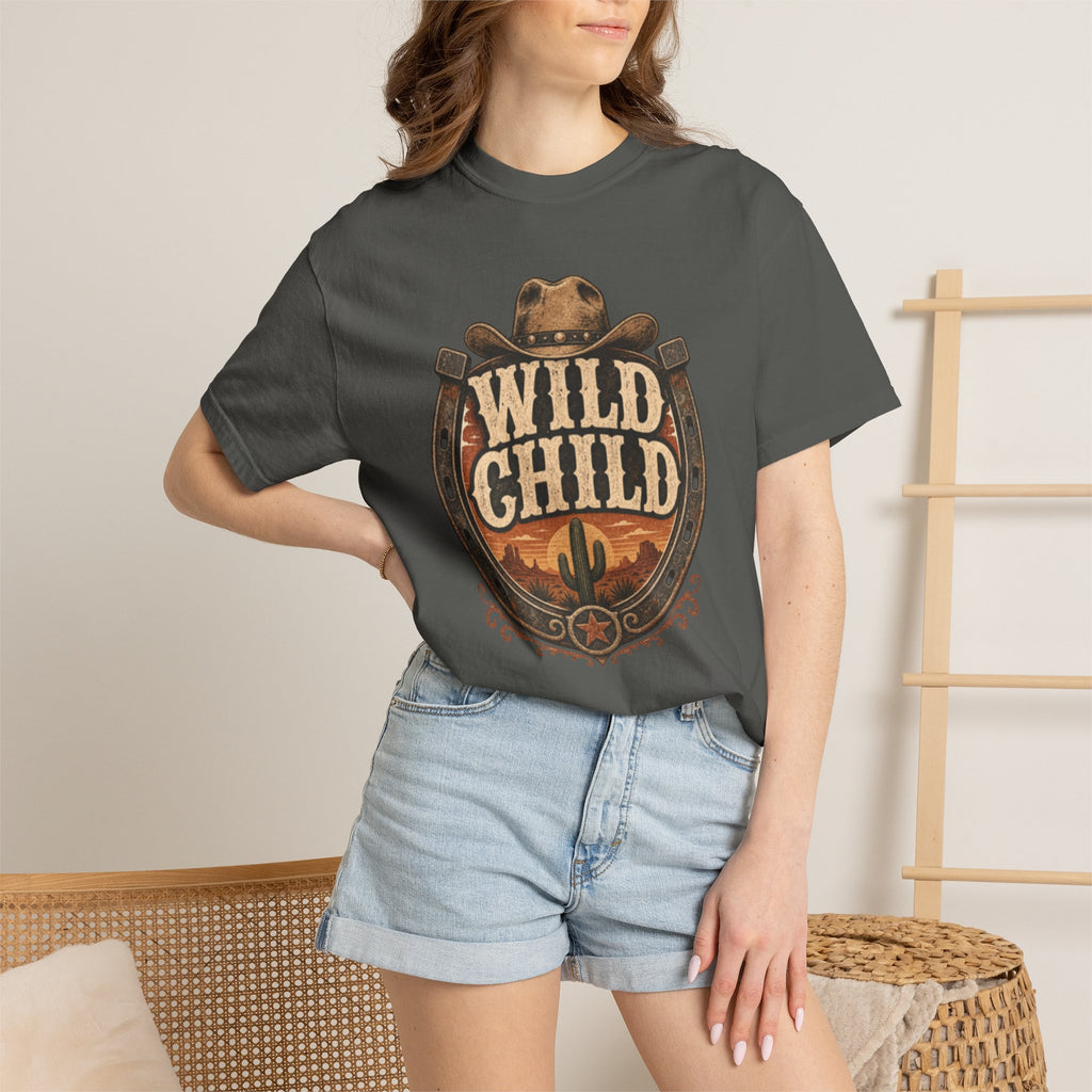 Unisex Garment-Dyed T-shirt, Wild Child shirt