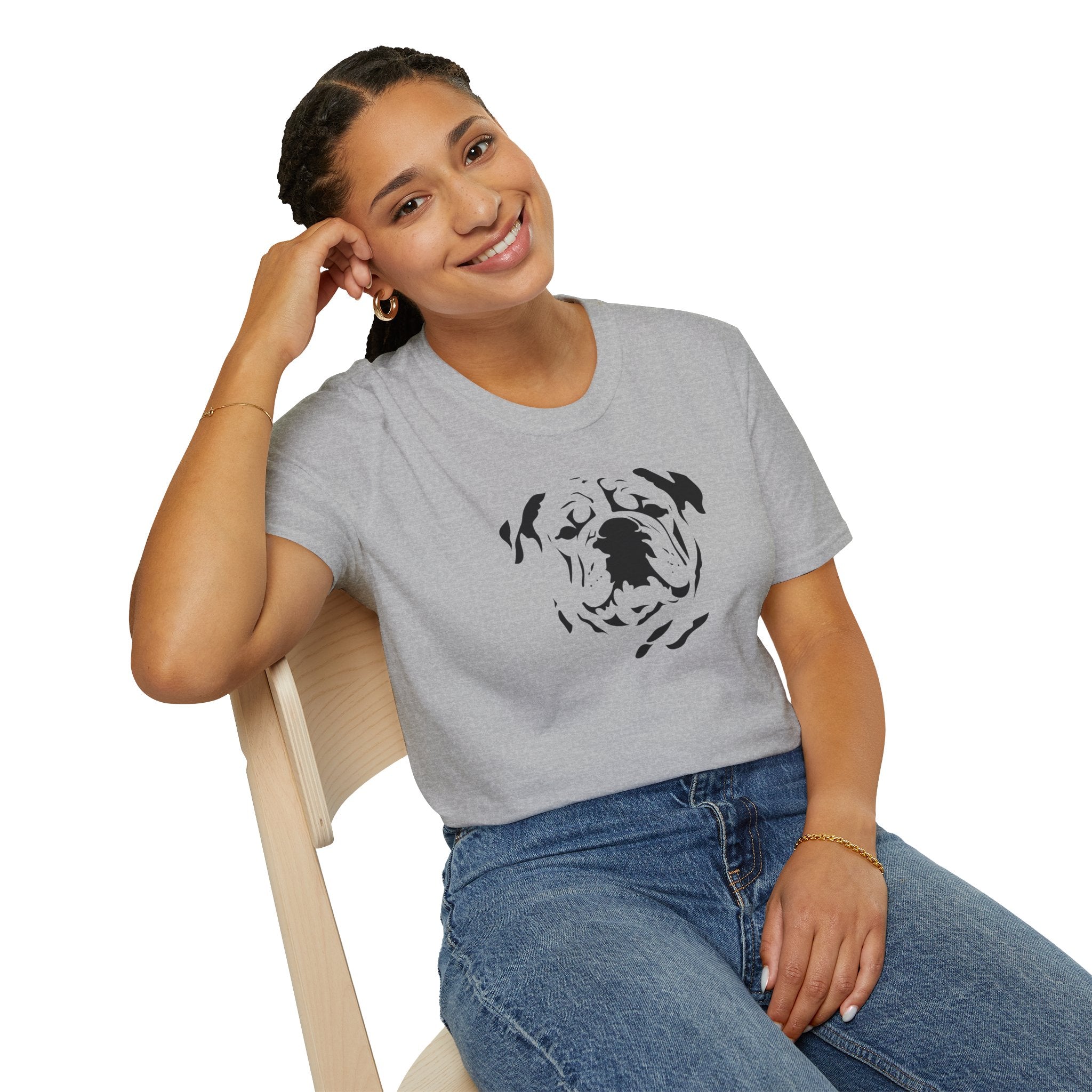 Unisex Softstyle T-Shirt, Bull Dog
