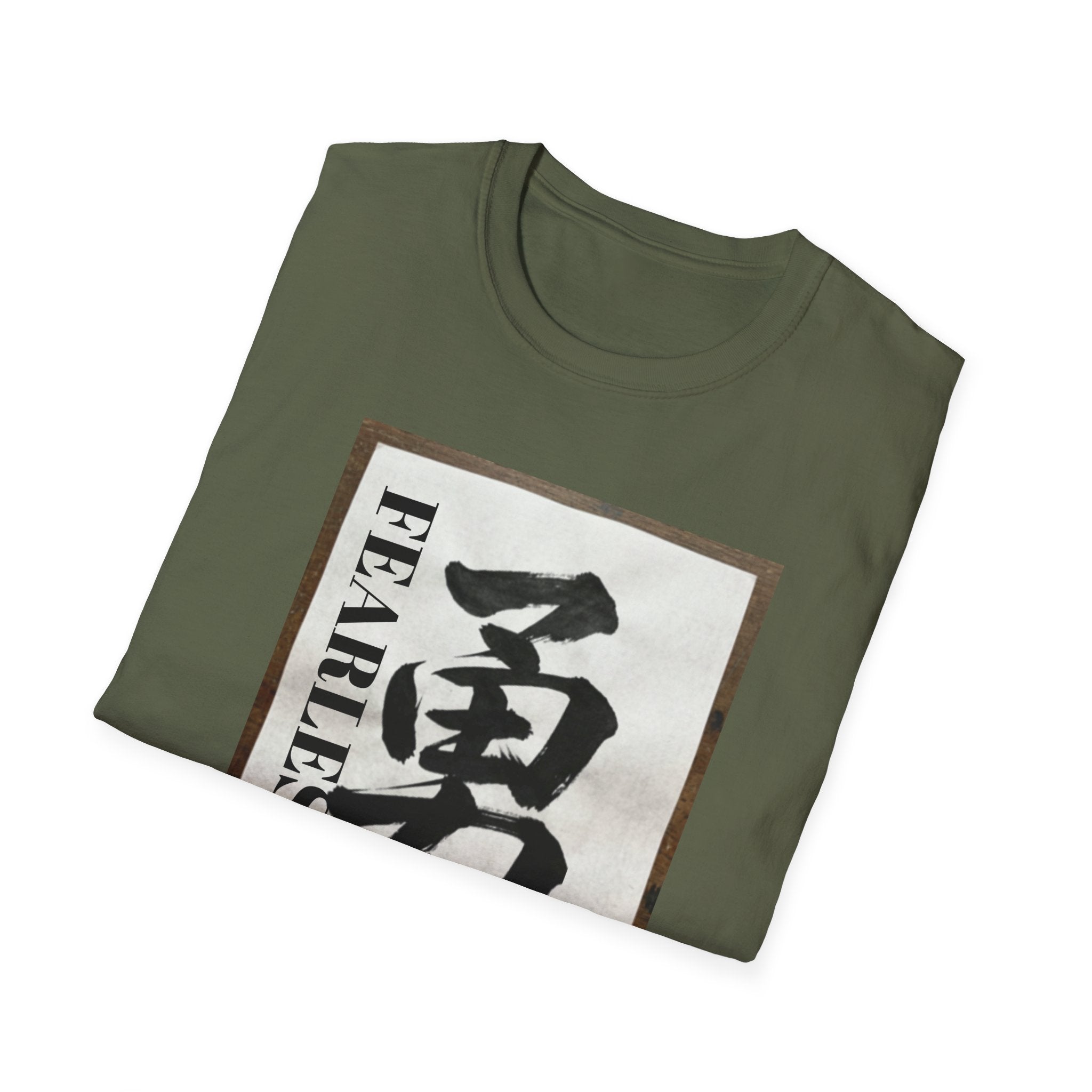 Unisex Softstyle T-Shirt, Fealess Japanese character