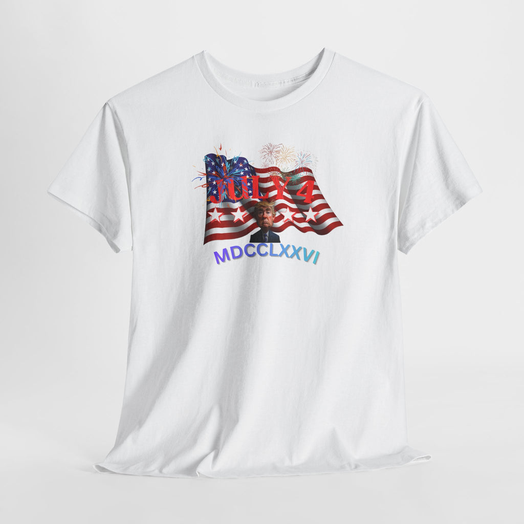 Unisex Heavy Cotton Tee, July 4 1776