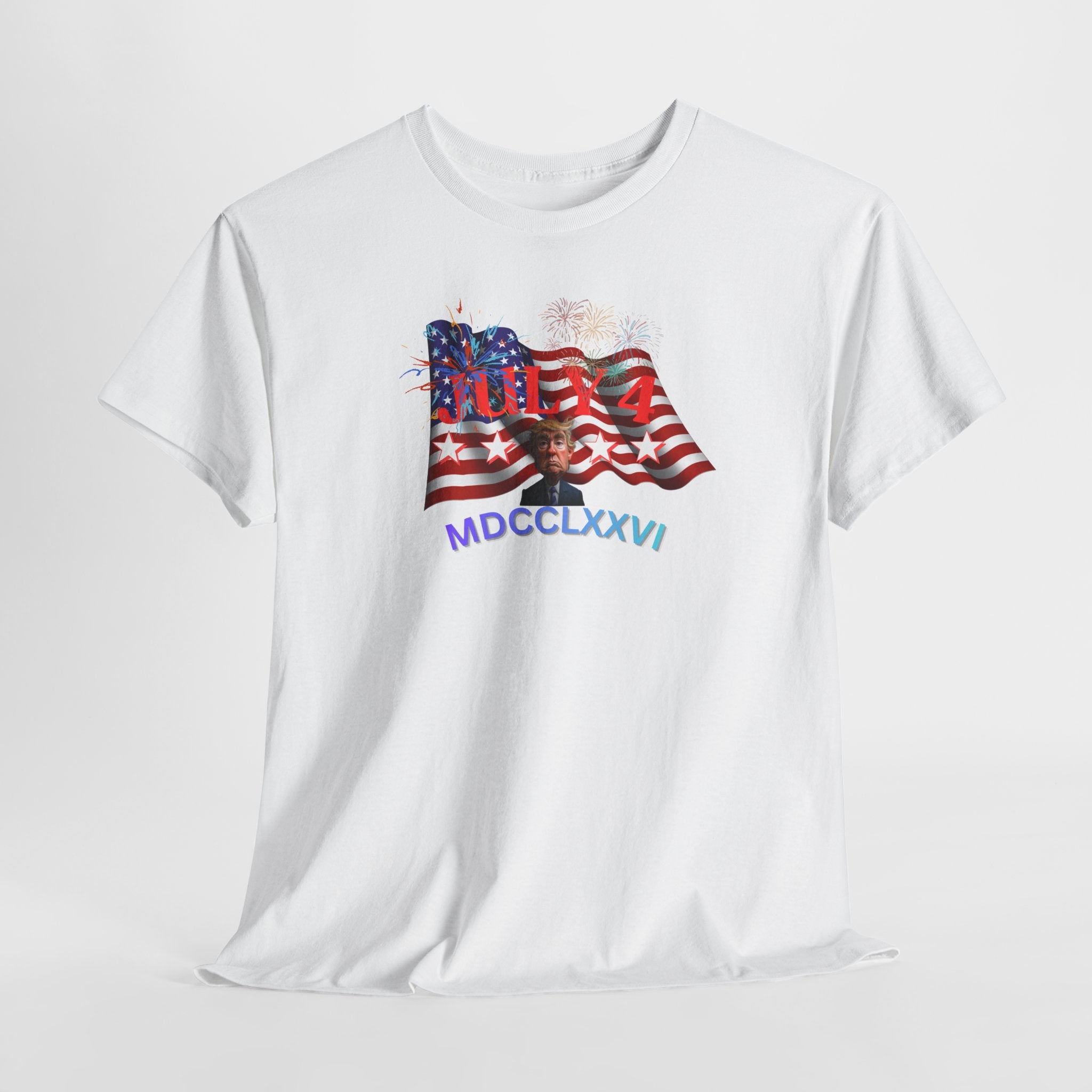 Unisex Heavy Cotton Tee, July 4 1776