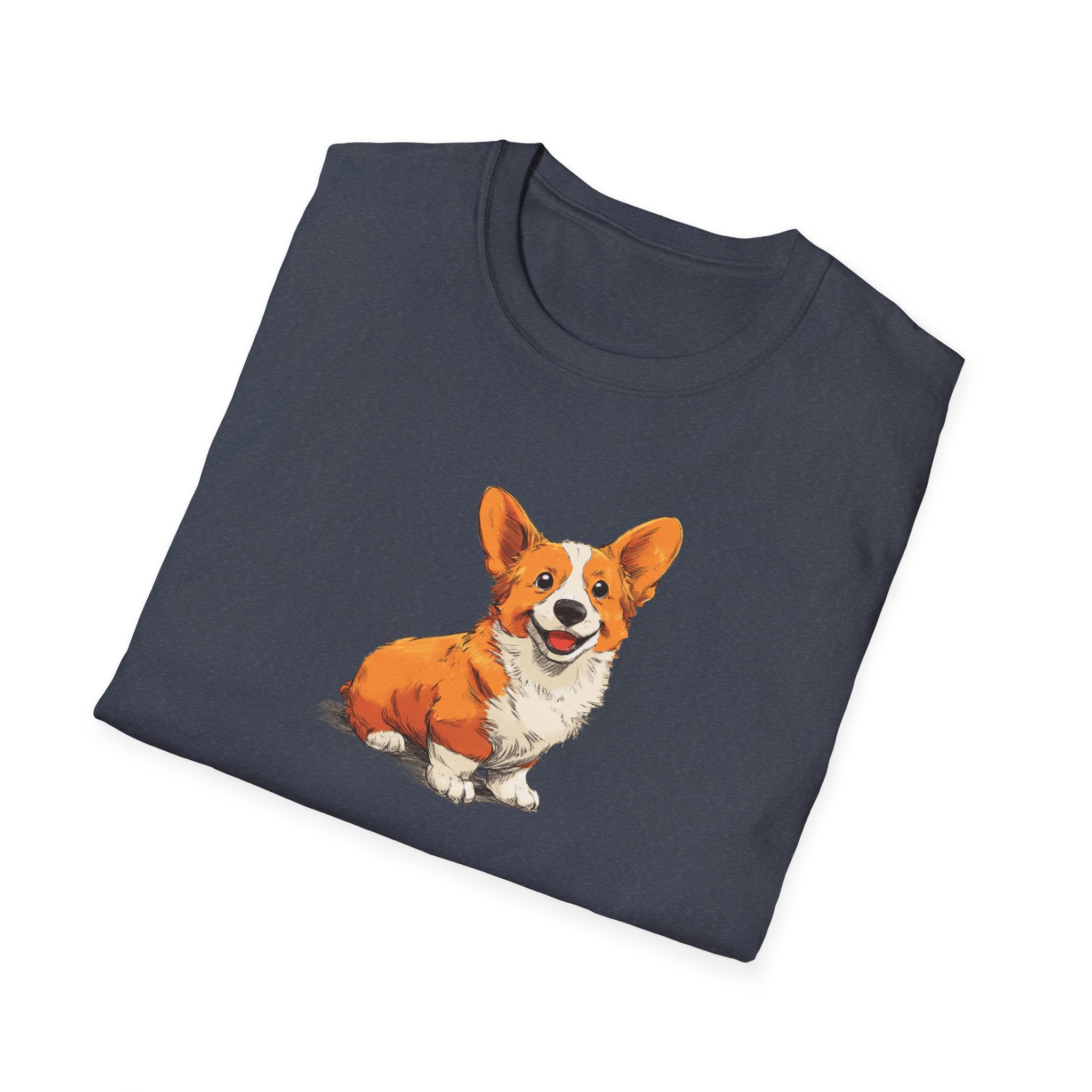 Unisex Softstyle T-Shirt, Corgi