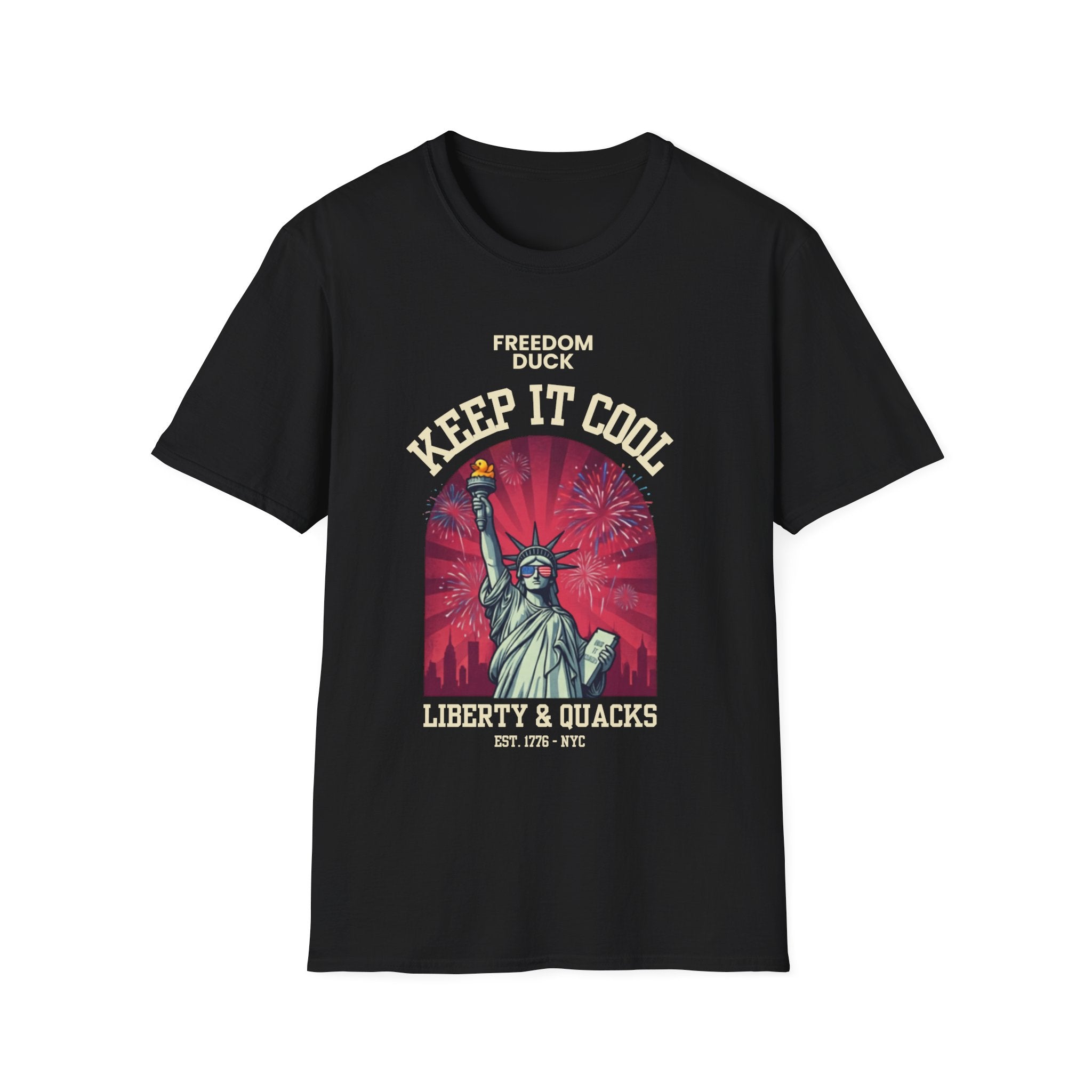 Unisex Softstyle T-Shirt, Statue of Liberty