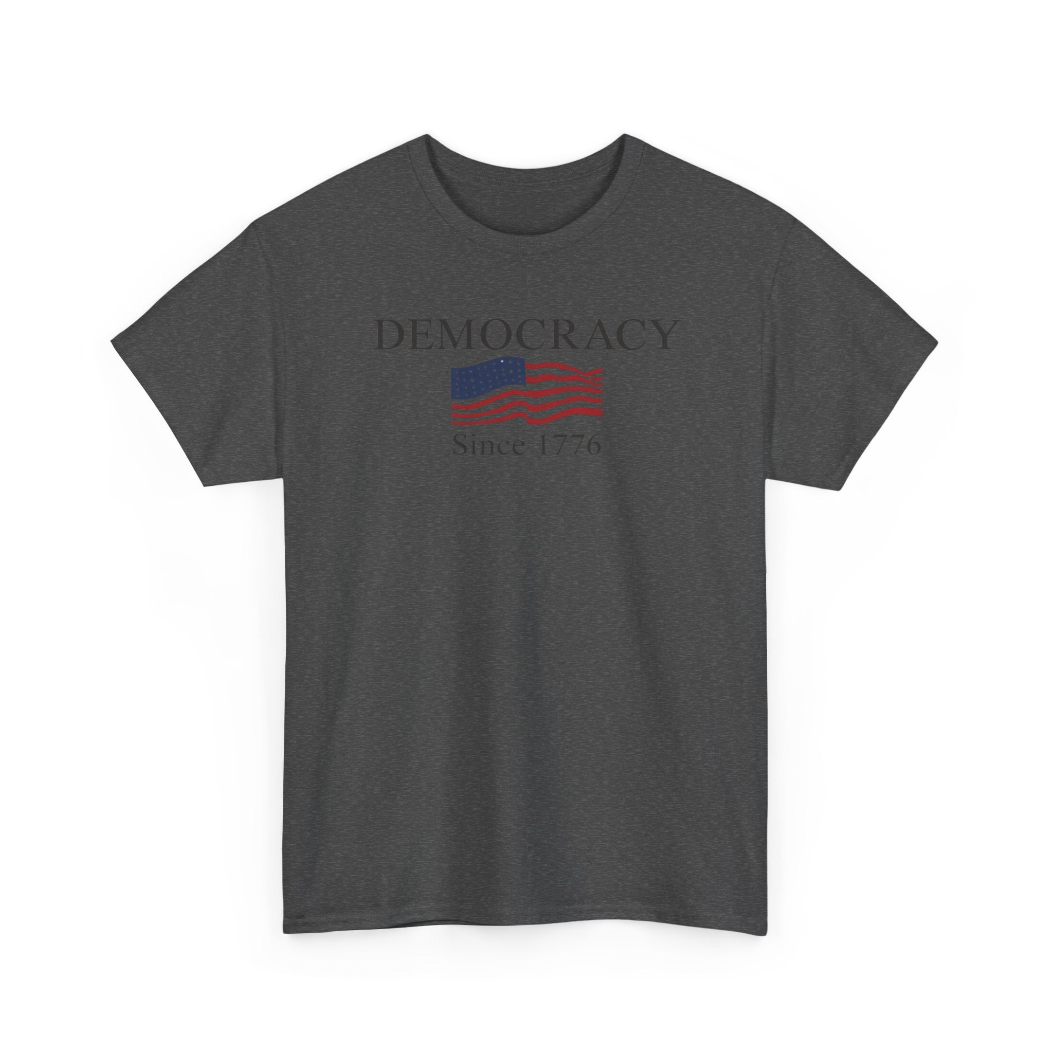 Unisex Heavy Cotton Tee, DEMOCRACY