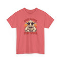 Unisex Heavy Cotton Tee,Sheep Happen Stay Wool Shirt, Retro Funny Sheep Tee, Vintage Animal Pun Shirt, Groovy Farm Humor T-Shirt, Cool Sheep Gift