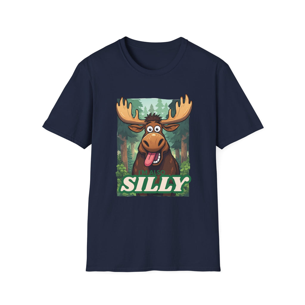 Unisex Softstyle T-Shirt, Silly moose