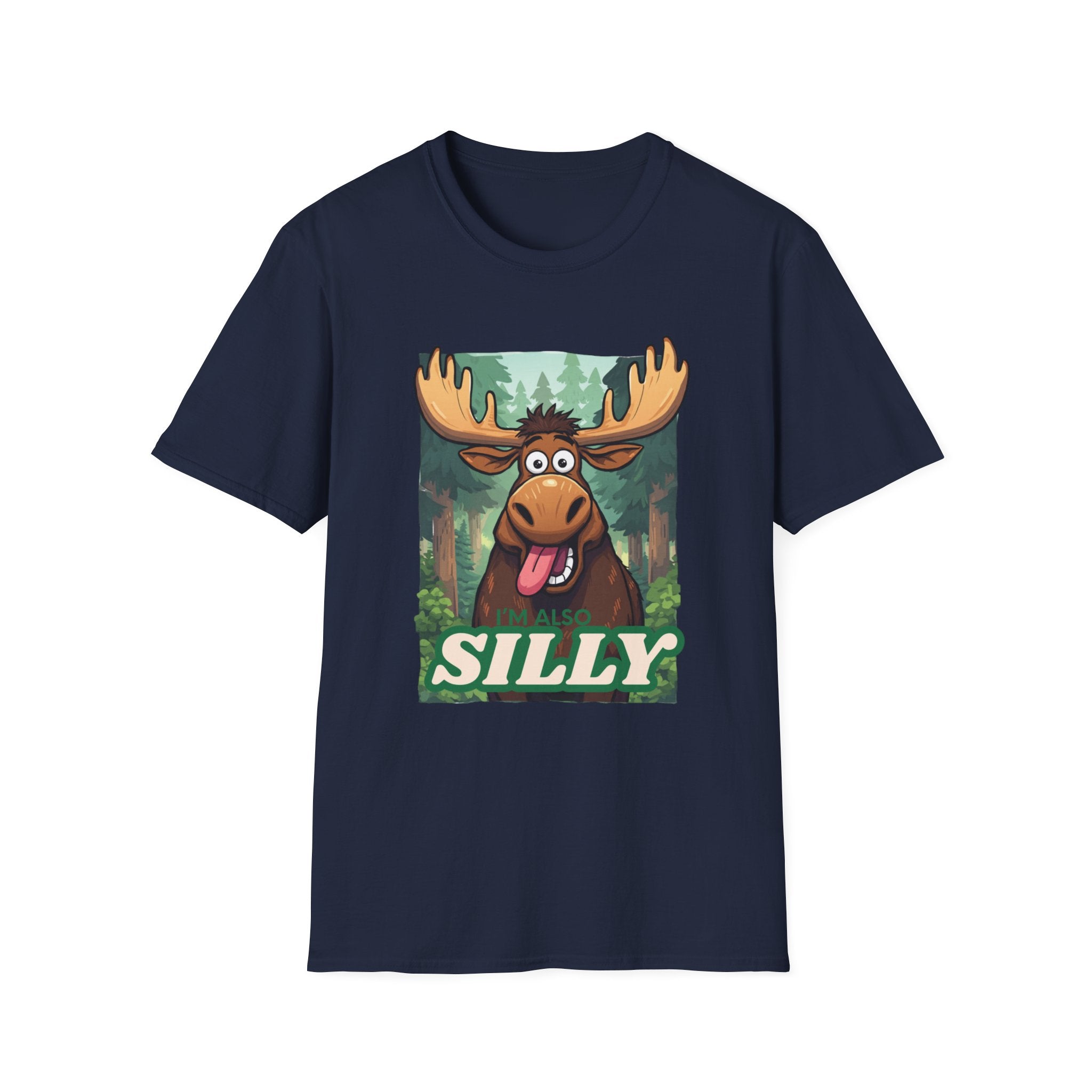 Unisex Softstyle T-Shirt, Silly moose