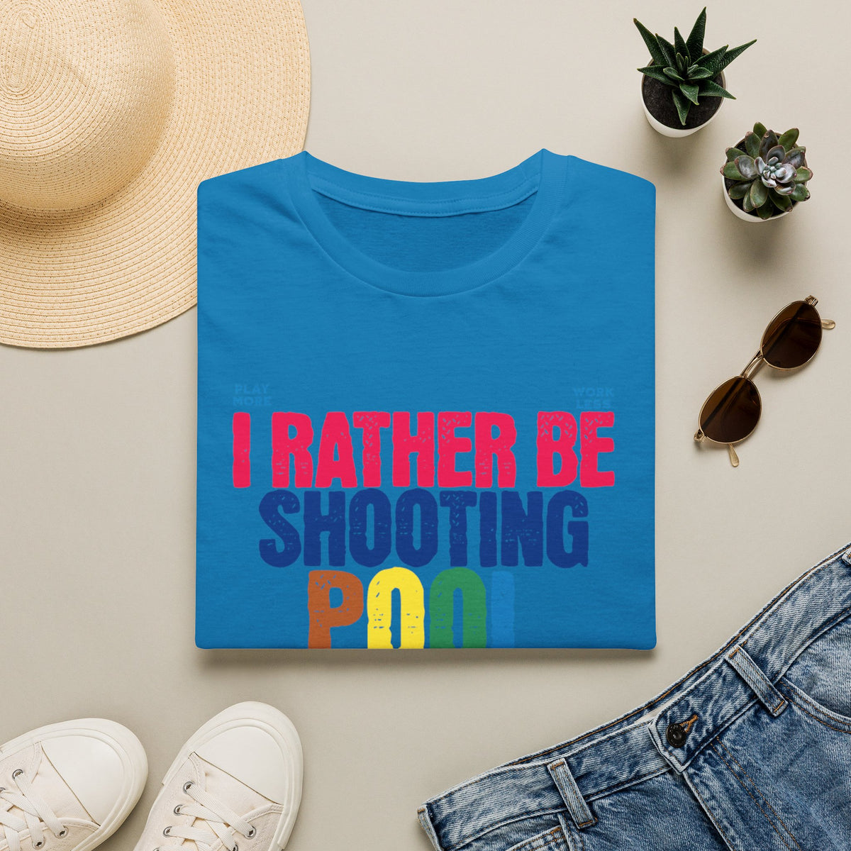 Unisex Softstyle T-Shirt, Pool player