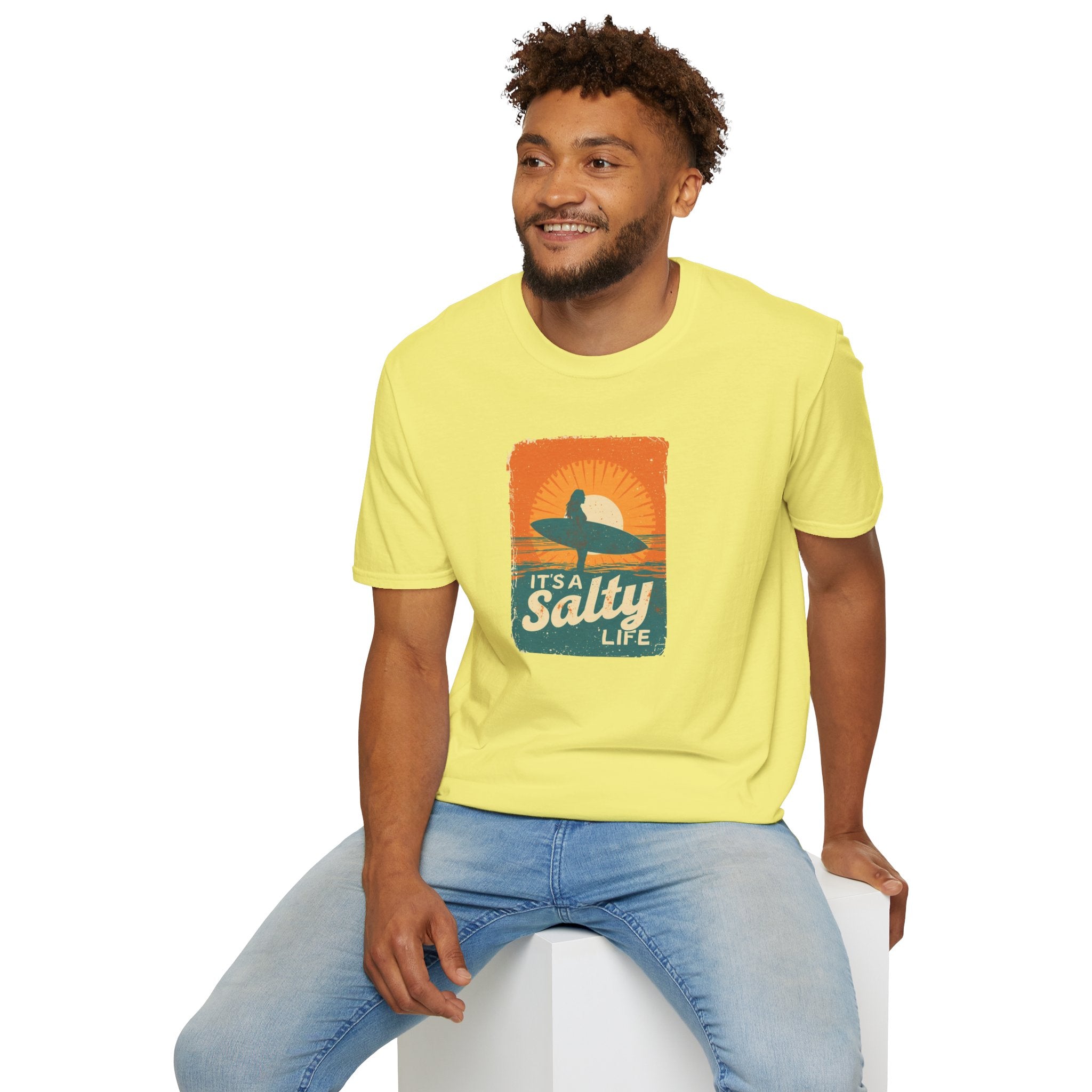 Unisex Softstyle T-Shirt,salty life