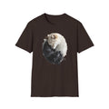 Unisex Softstyle T-Shirt, ying and yang cat and dog