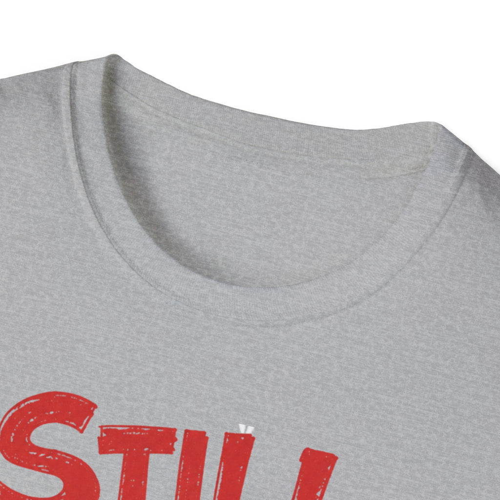 Unisex Softstyle T-Shirt, pool player still hustling