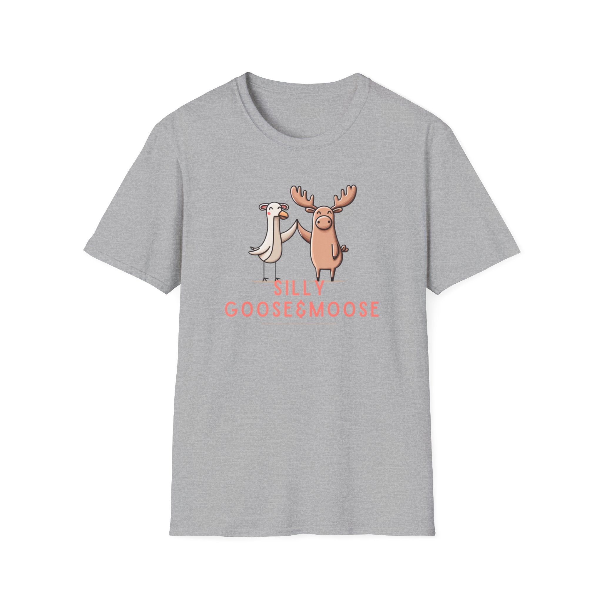 Stay Silly Goosey Moosey Shirt Cute Funny Minimal Animal Pun Tee Positive Humor